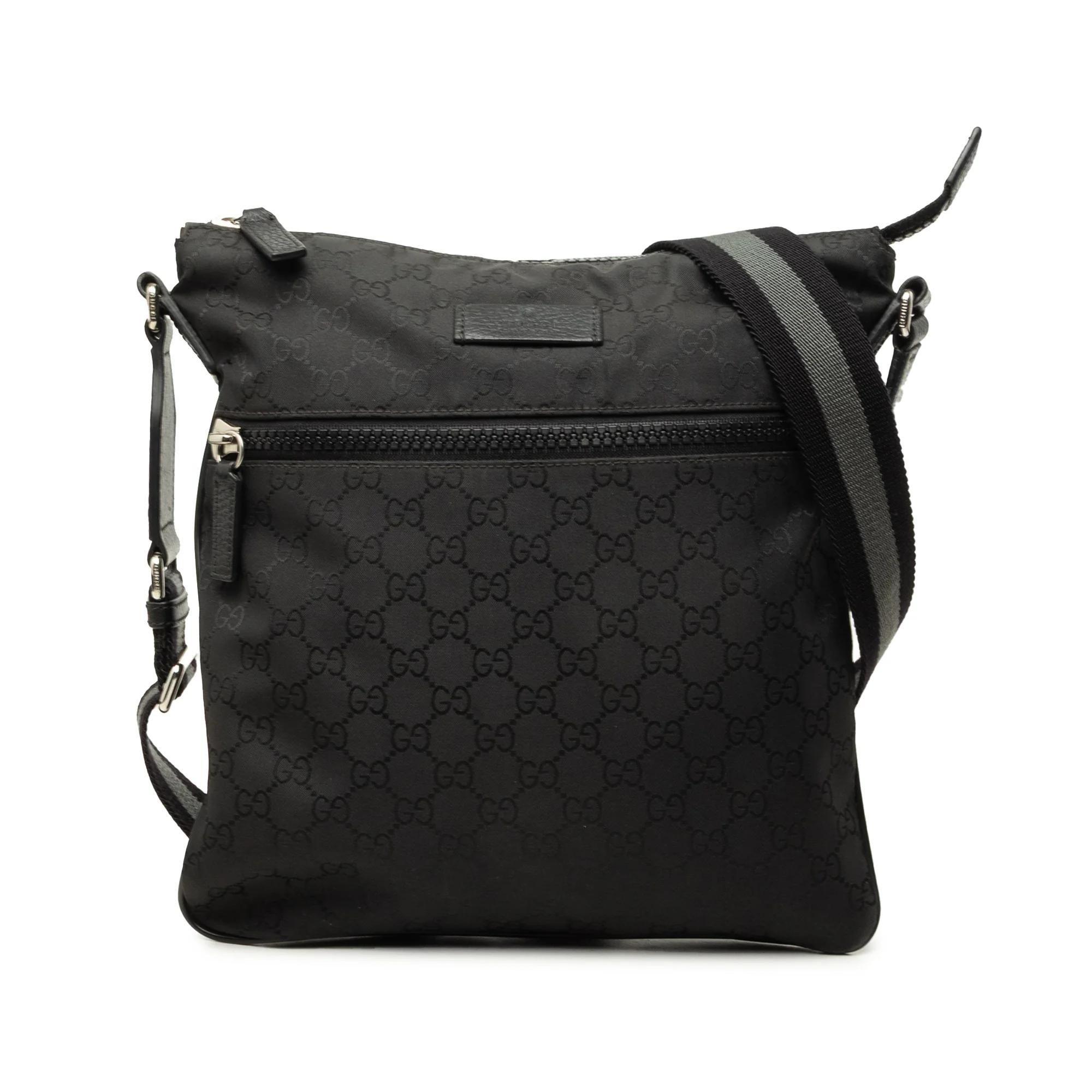 Gucci B leather crossbody bag