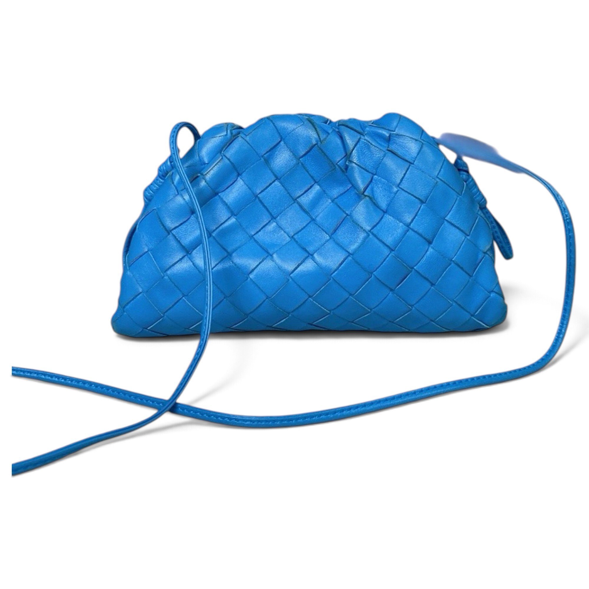 Pouch leather crossbody bag