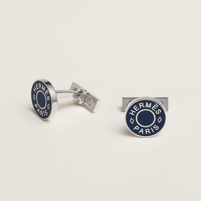 Bleu Saphir Licol 2 Cufflinks
