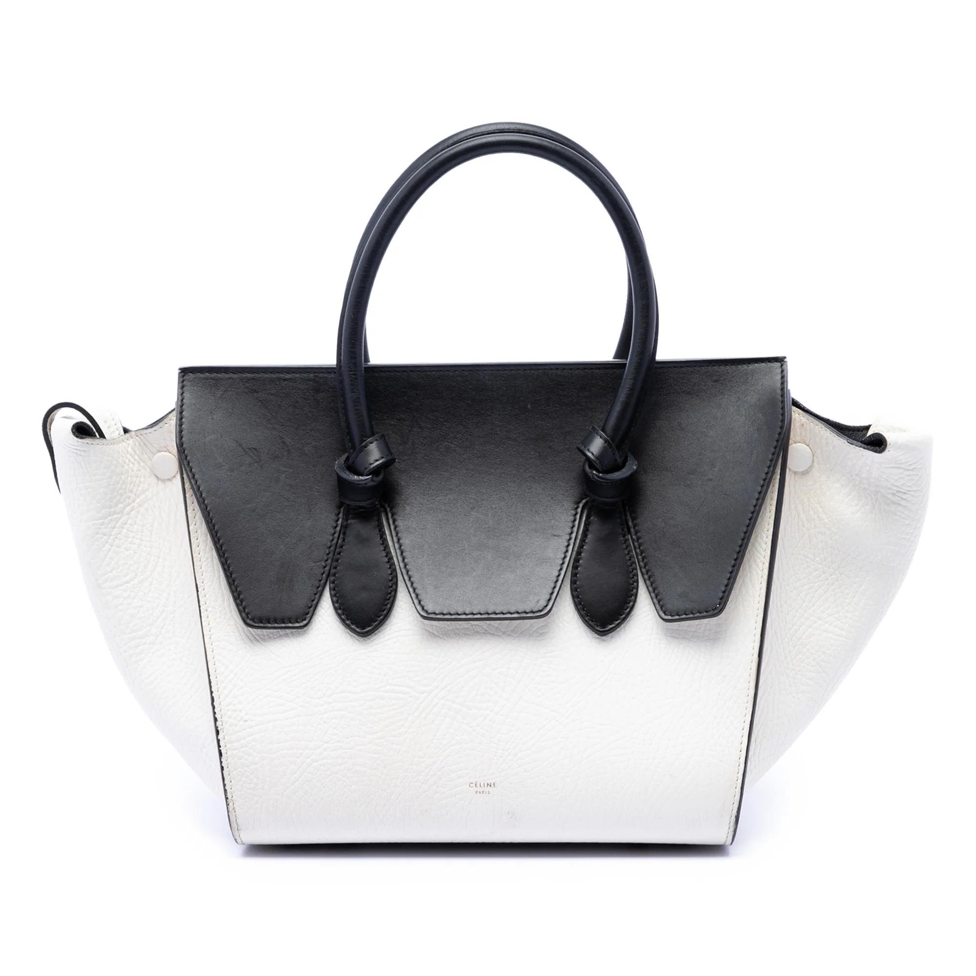 Tie pony-style calfskin handbag