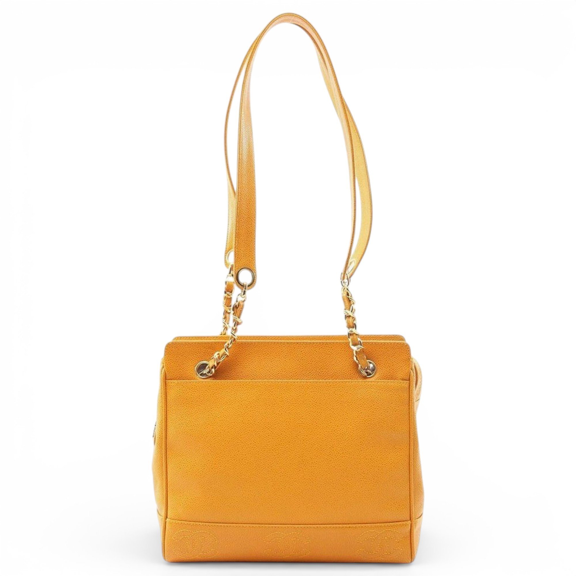 Leather tote