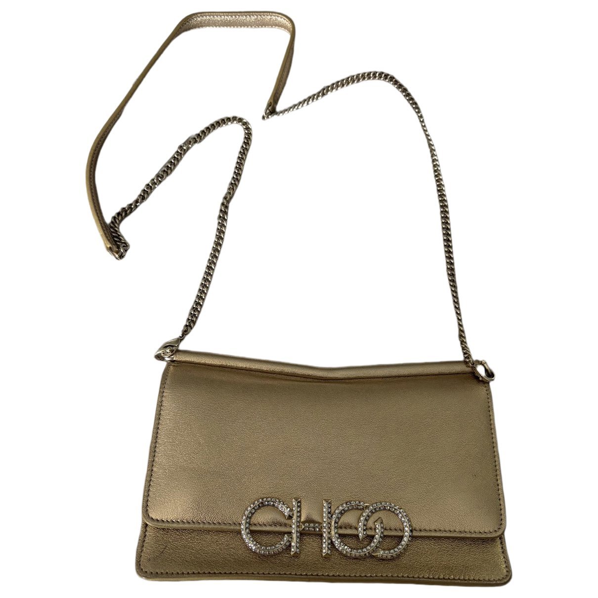 Leather clutch bag