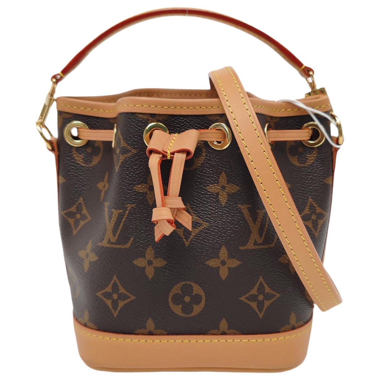 Nano Noé leather handbag