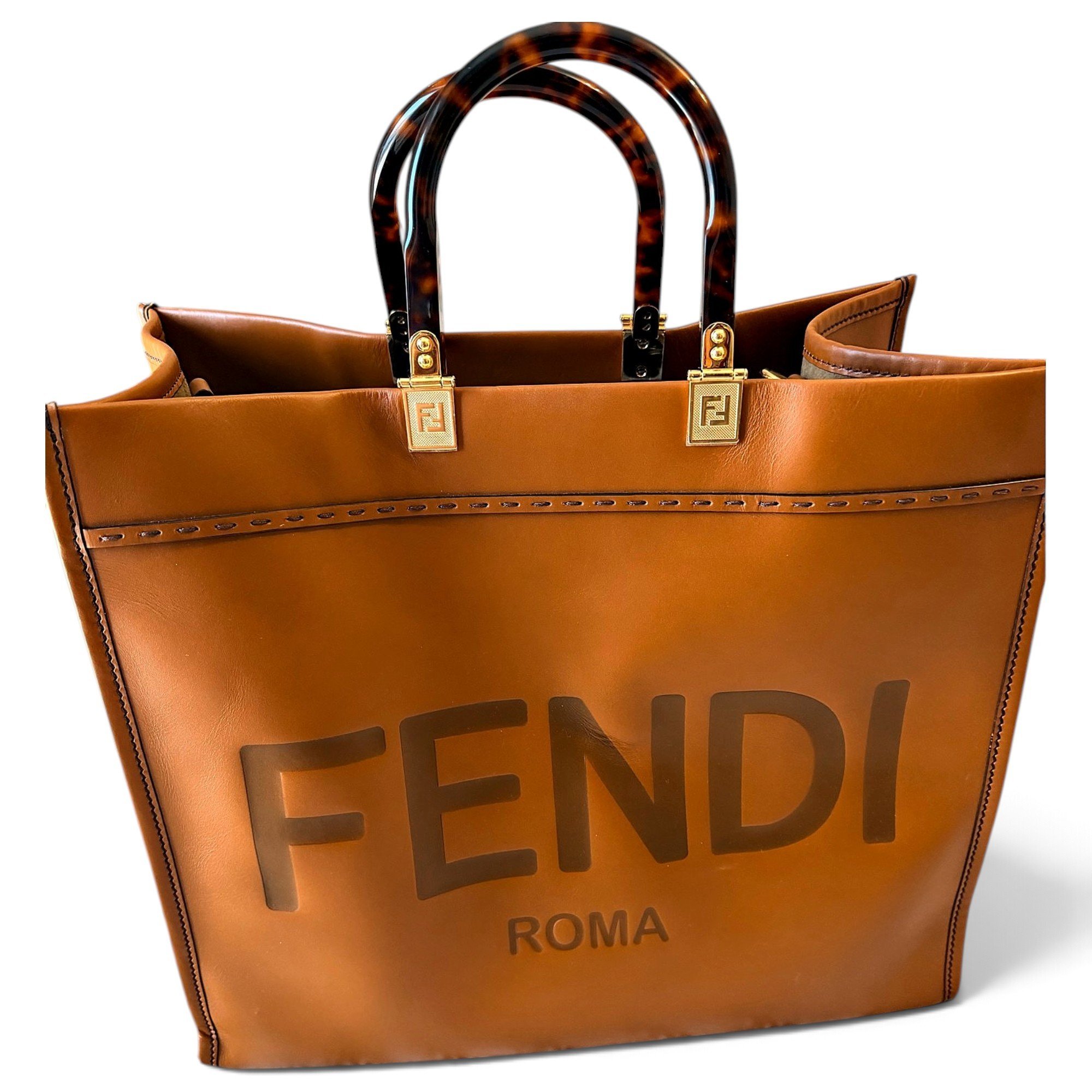 Sunshine leather tote