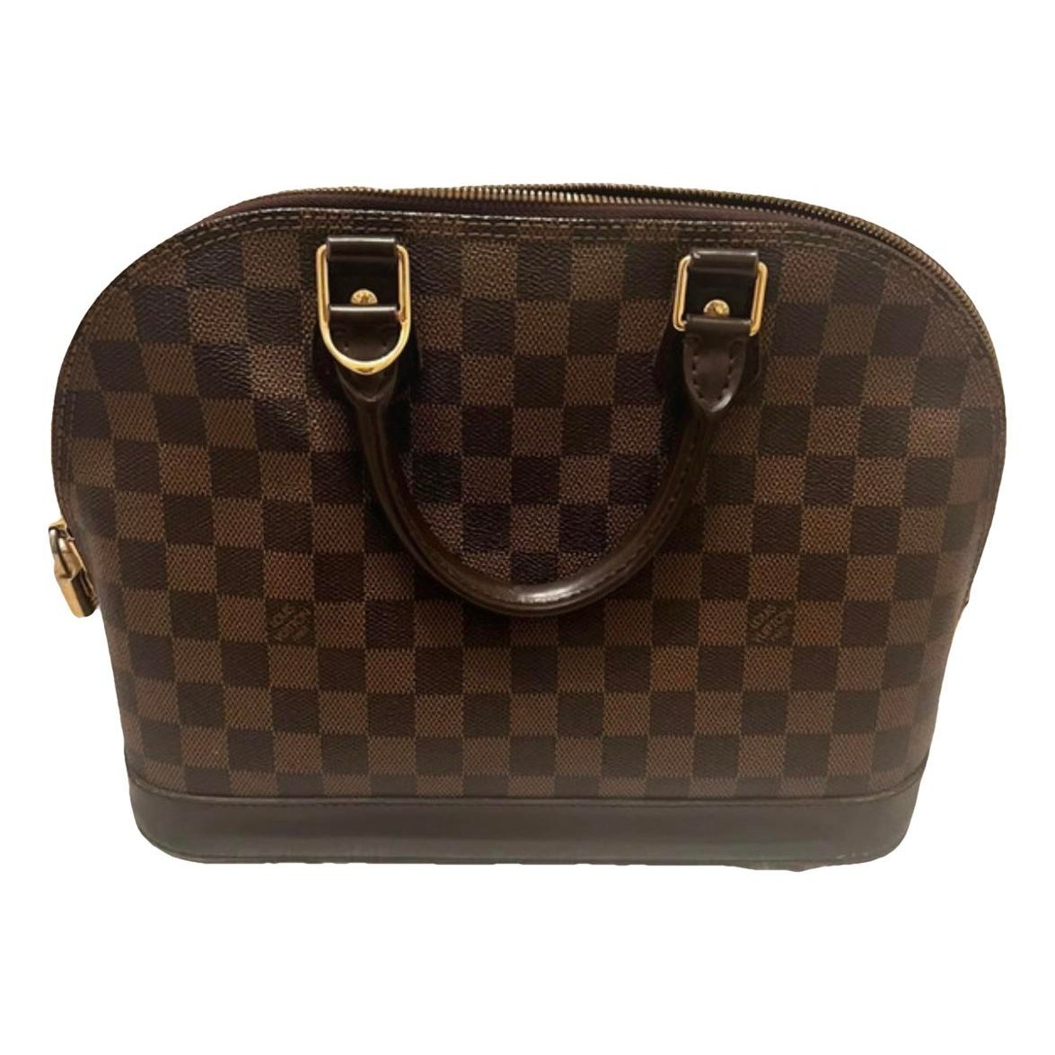Louis Vuitton Alma leather handbag