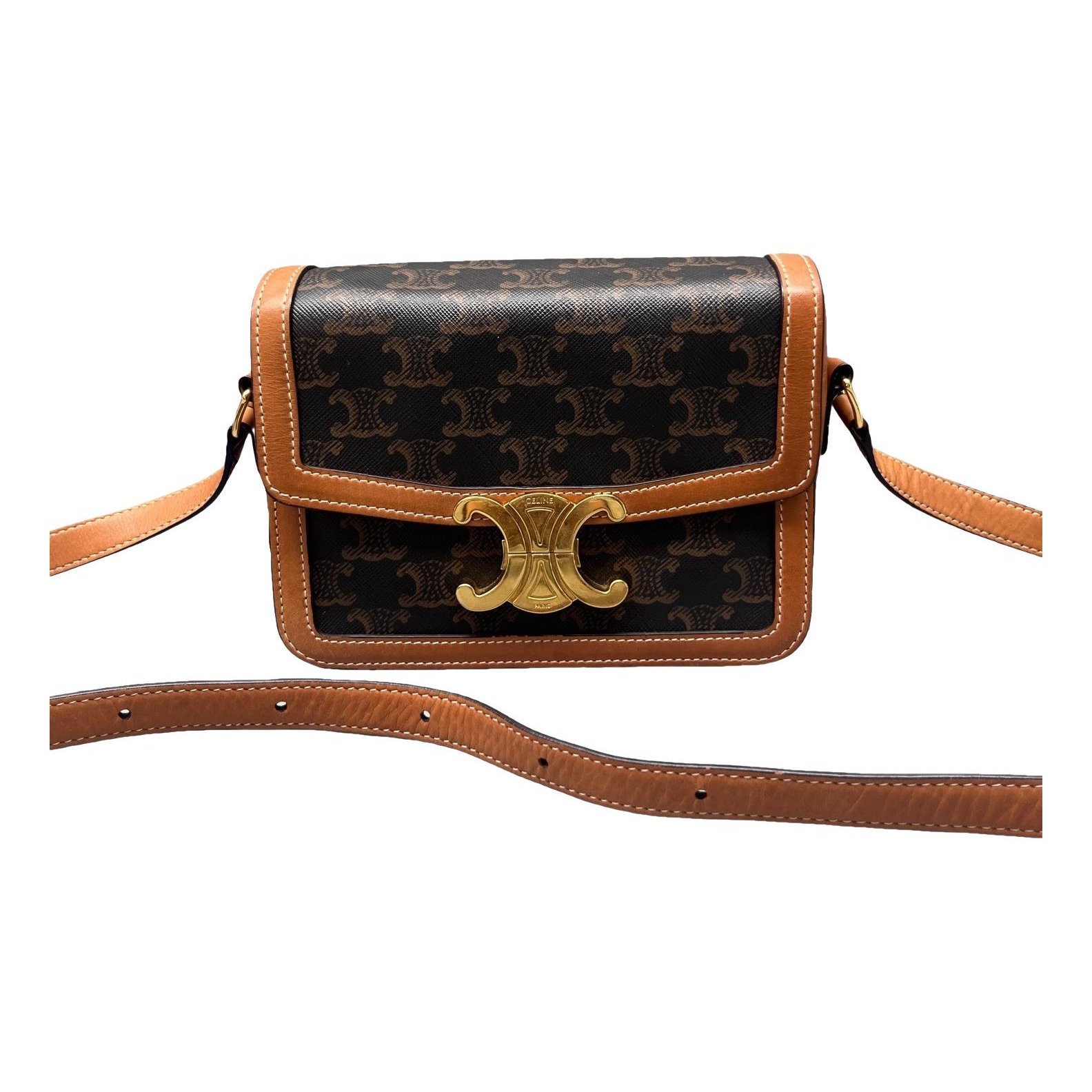 Triomphe cloth handbag