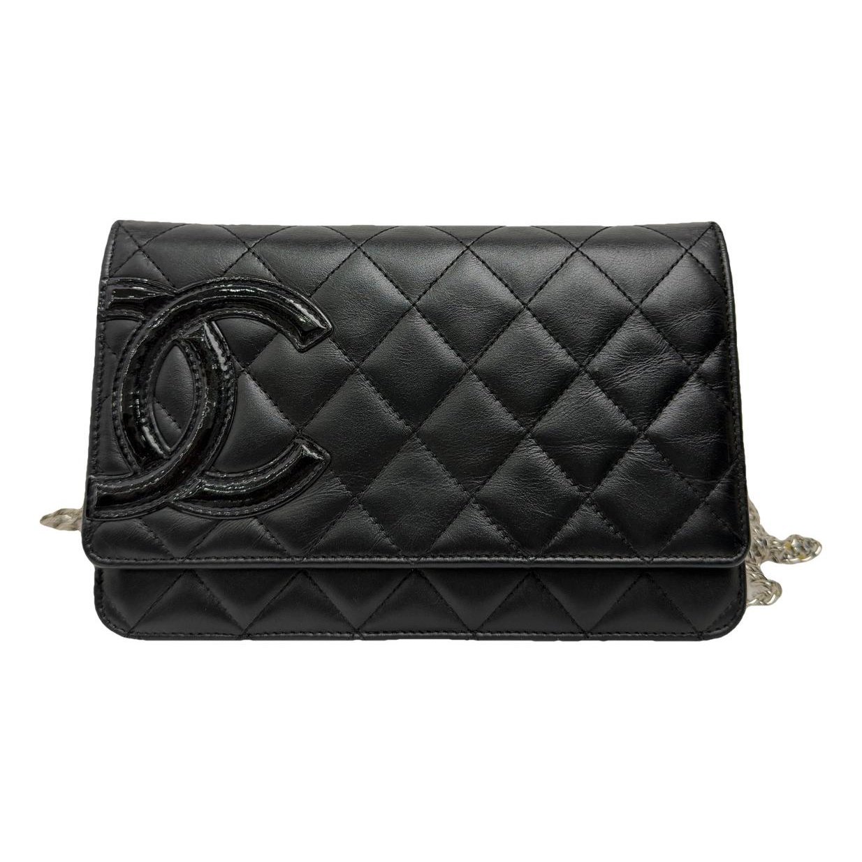Wallet On Chain leather handbag