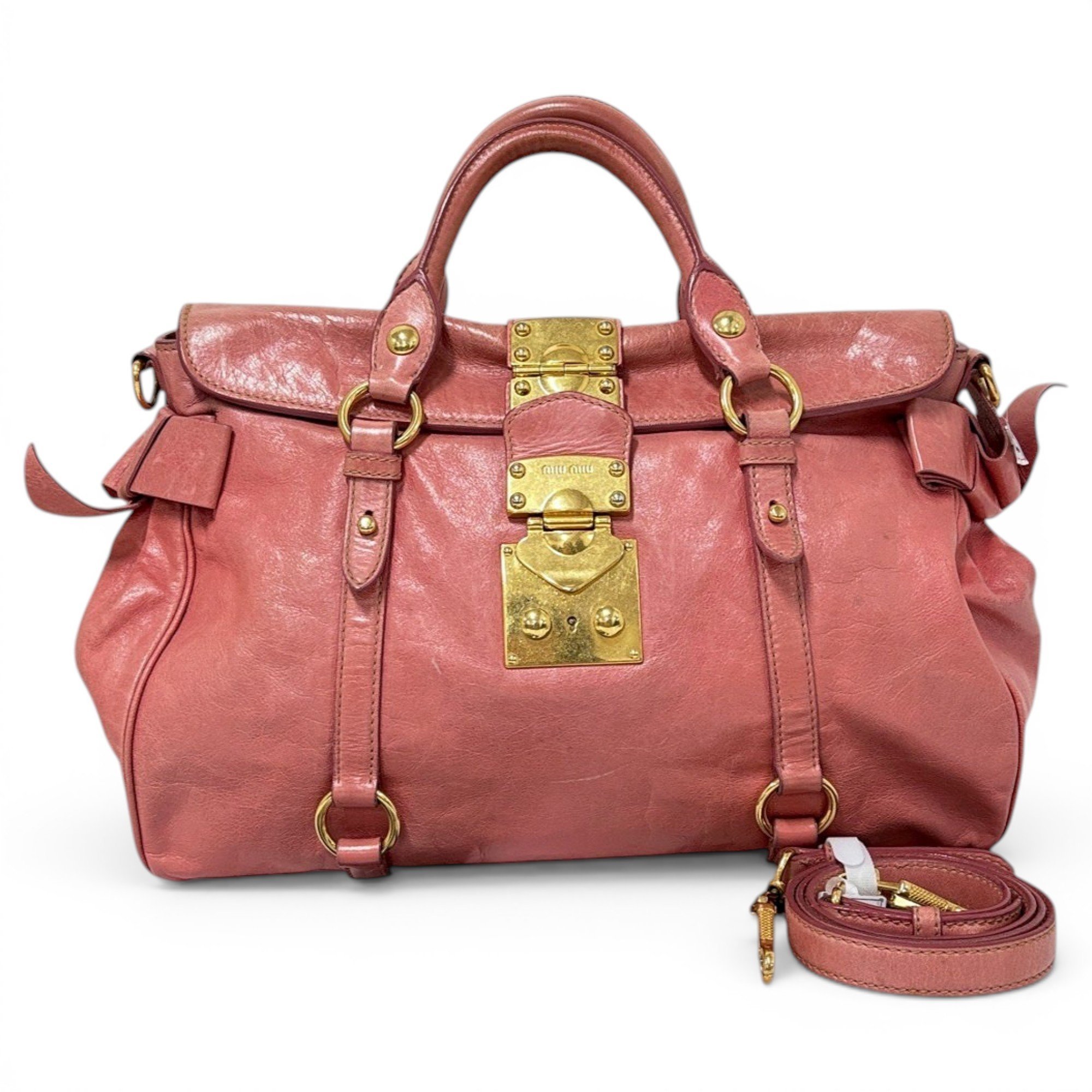 Leather handbag