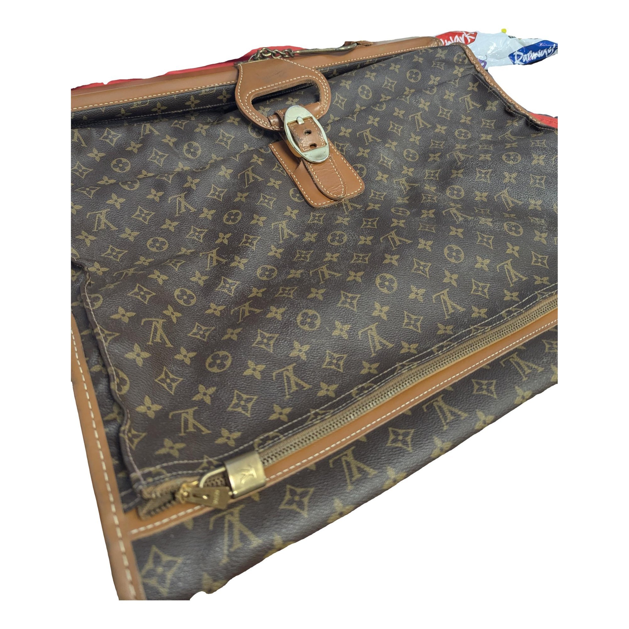 Leather travel bag