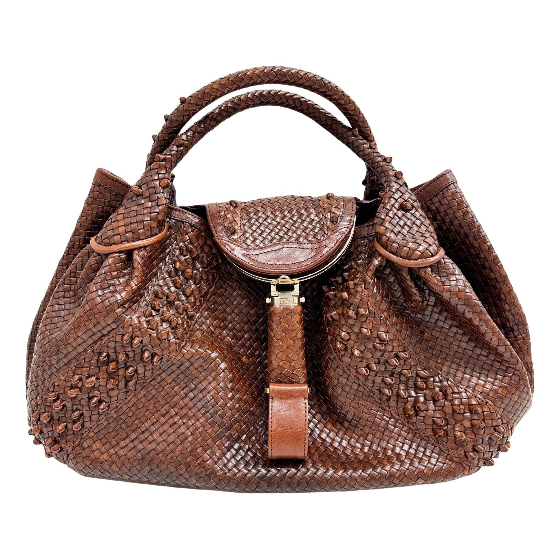 Spy leather handbag