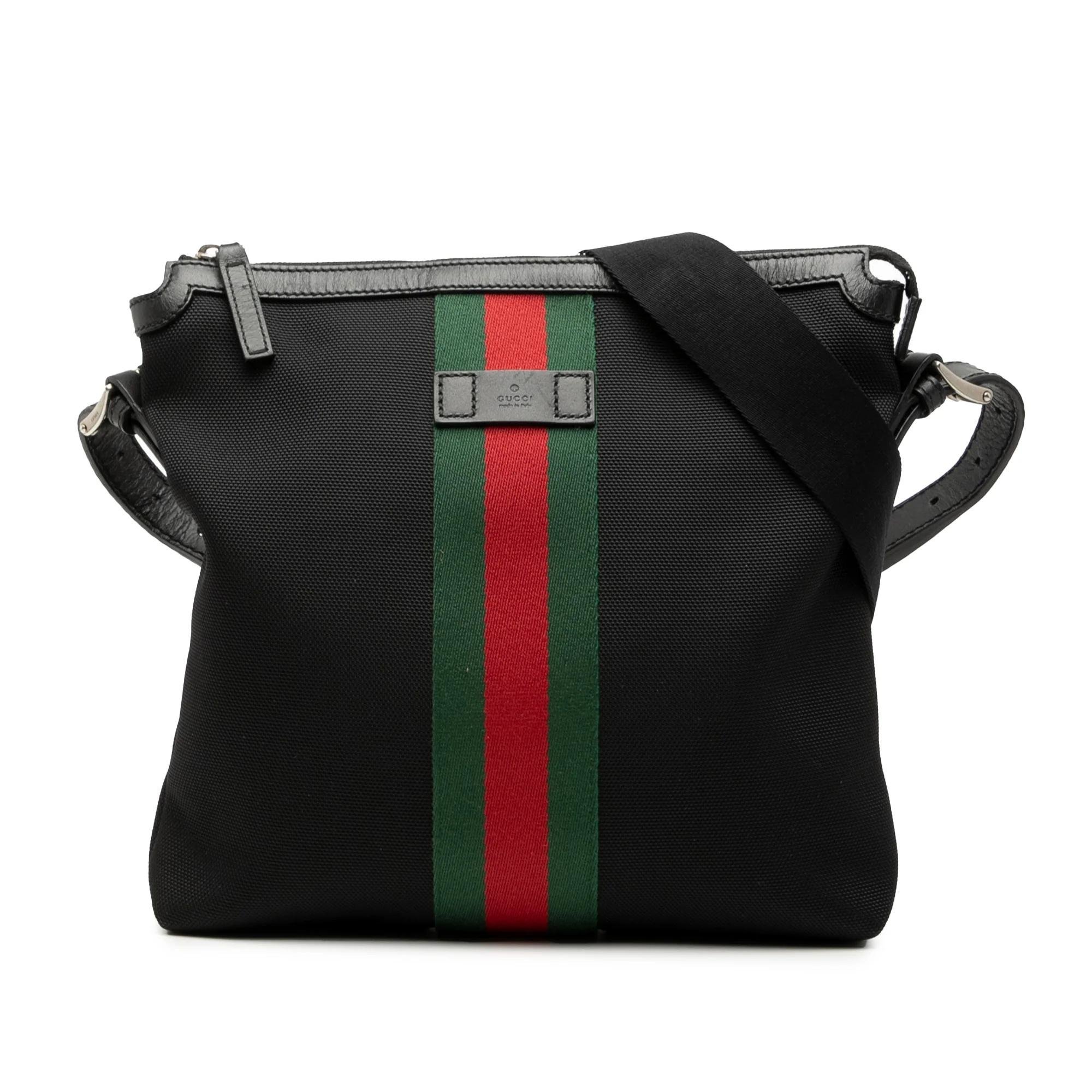 Gucci B leather crossbody bag