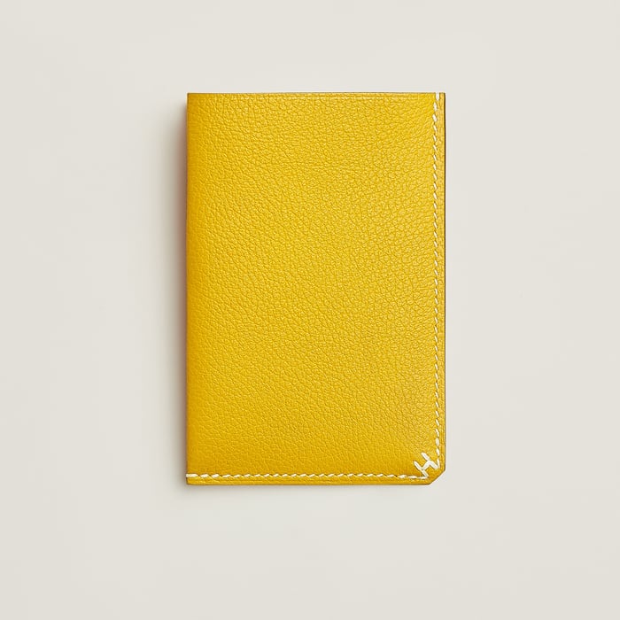 Jaune De Naples H Sellier Card Holder