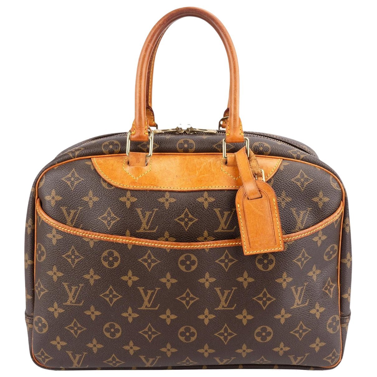 Deauville leather handbag