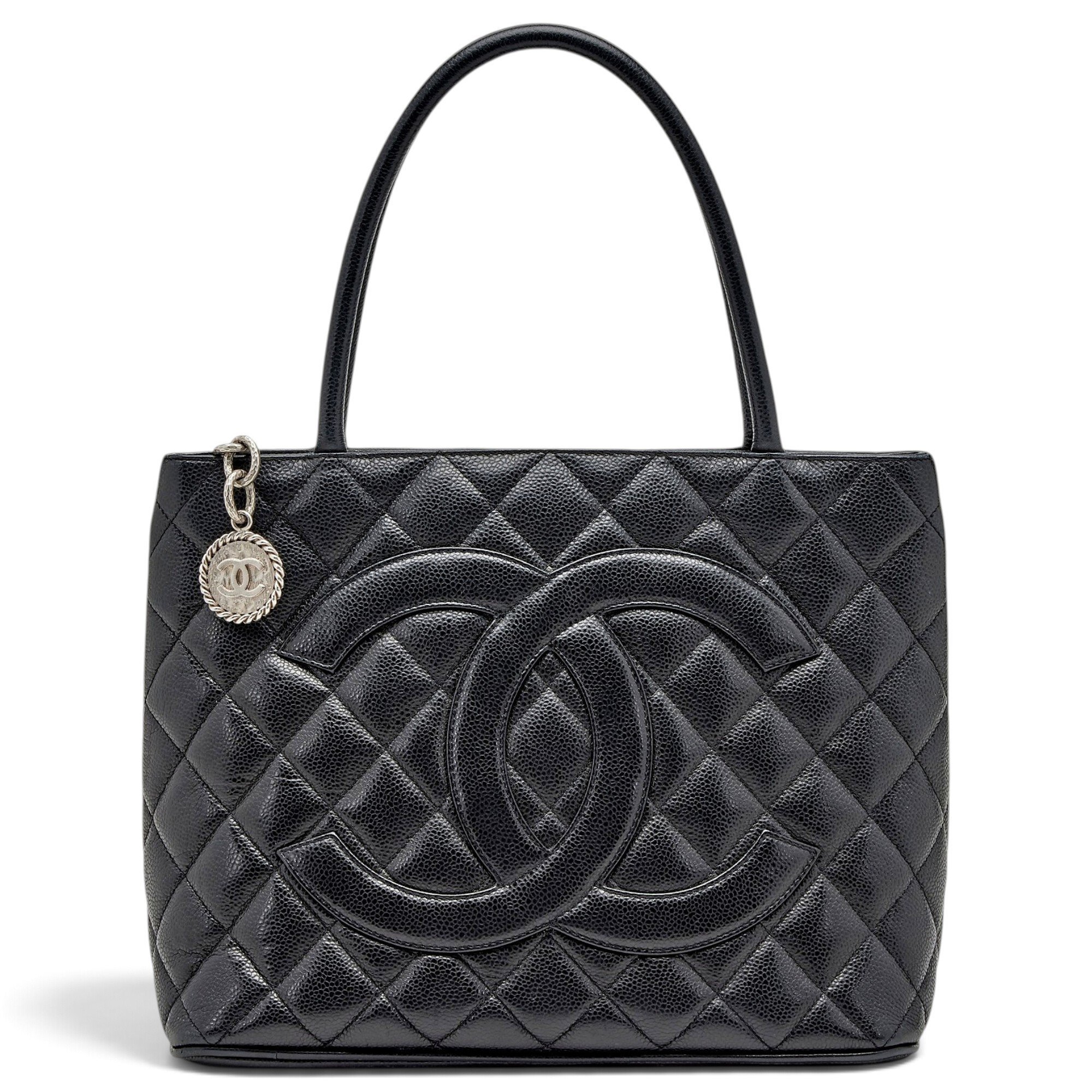 Médaillon leather tote