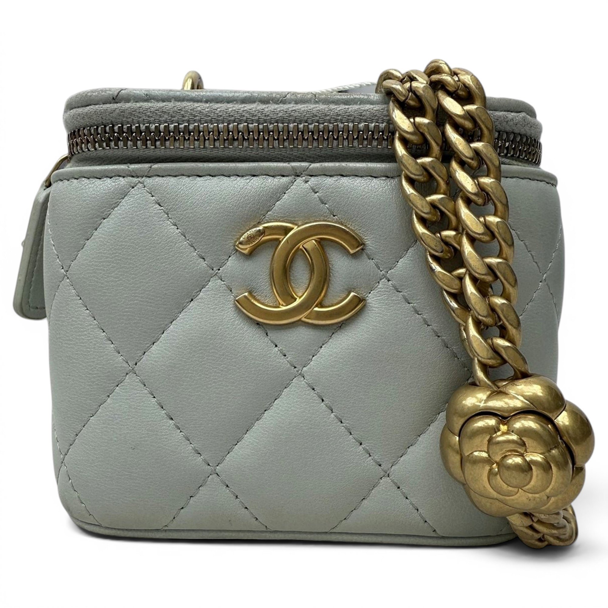 Trendy CC Vanity leather handbag
