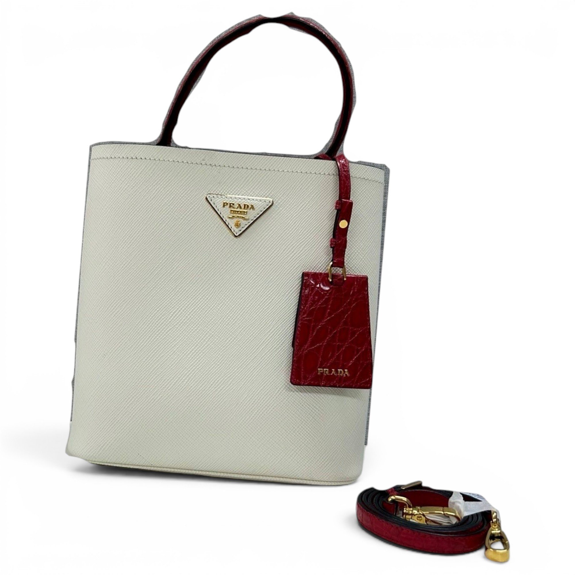 Panier leather handbag
