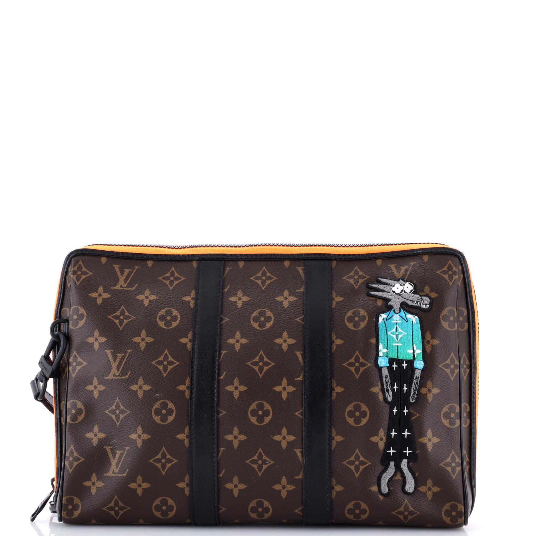 Louis Vuitton Keepall Pouch Monogram Canvas with LV Friends Patch