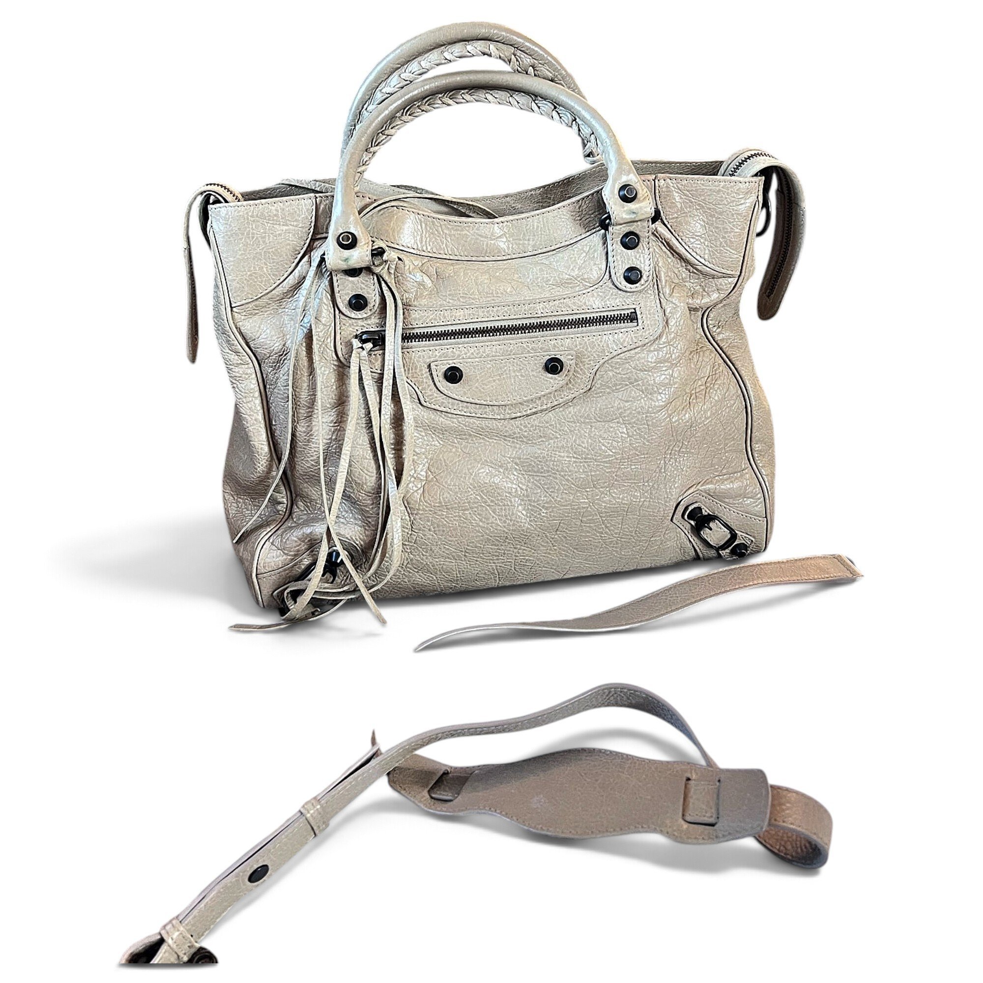 Vélo leather handbag