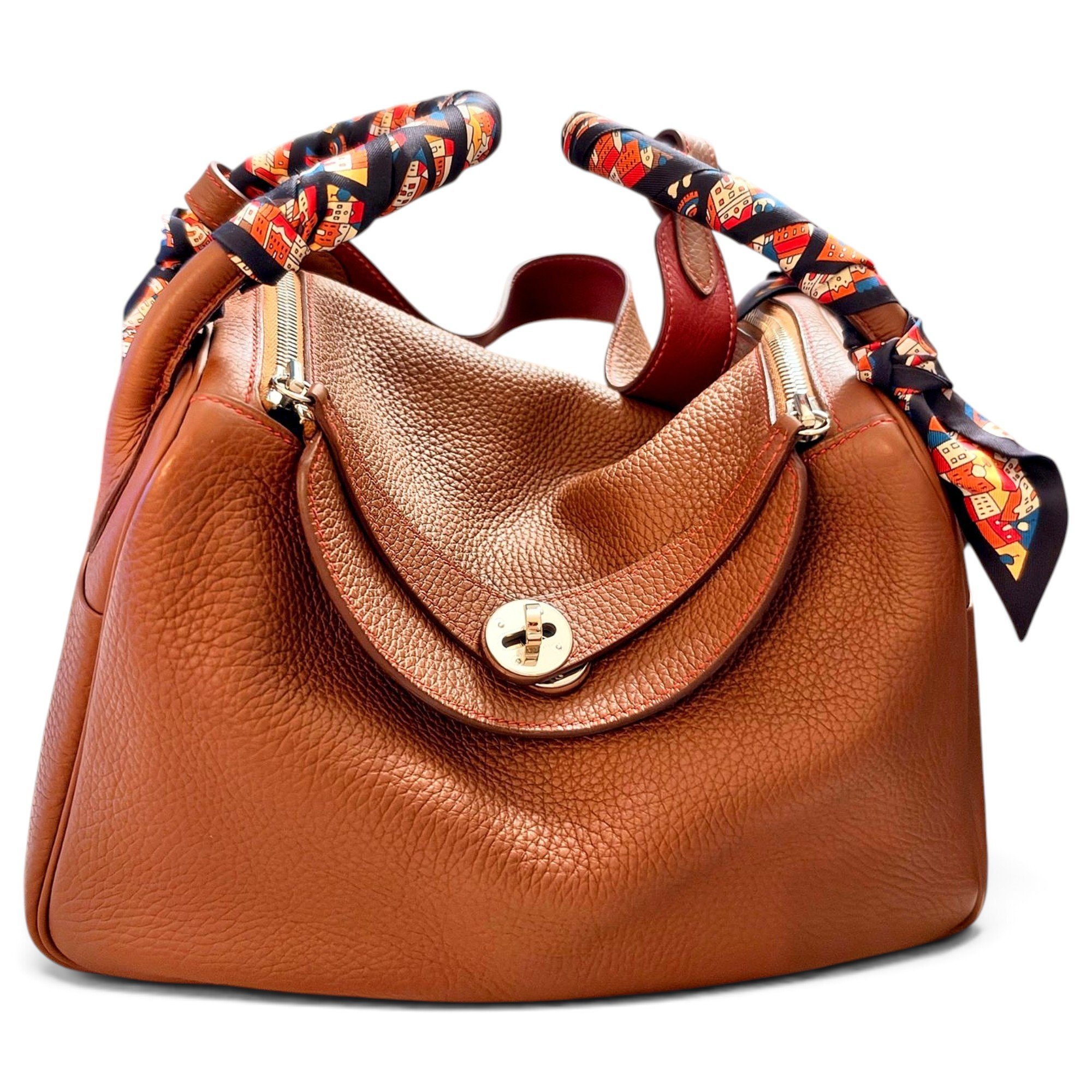 Lindy leather handbag