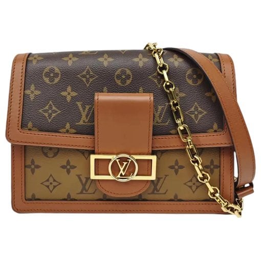 Dauphine leather crossbody bag