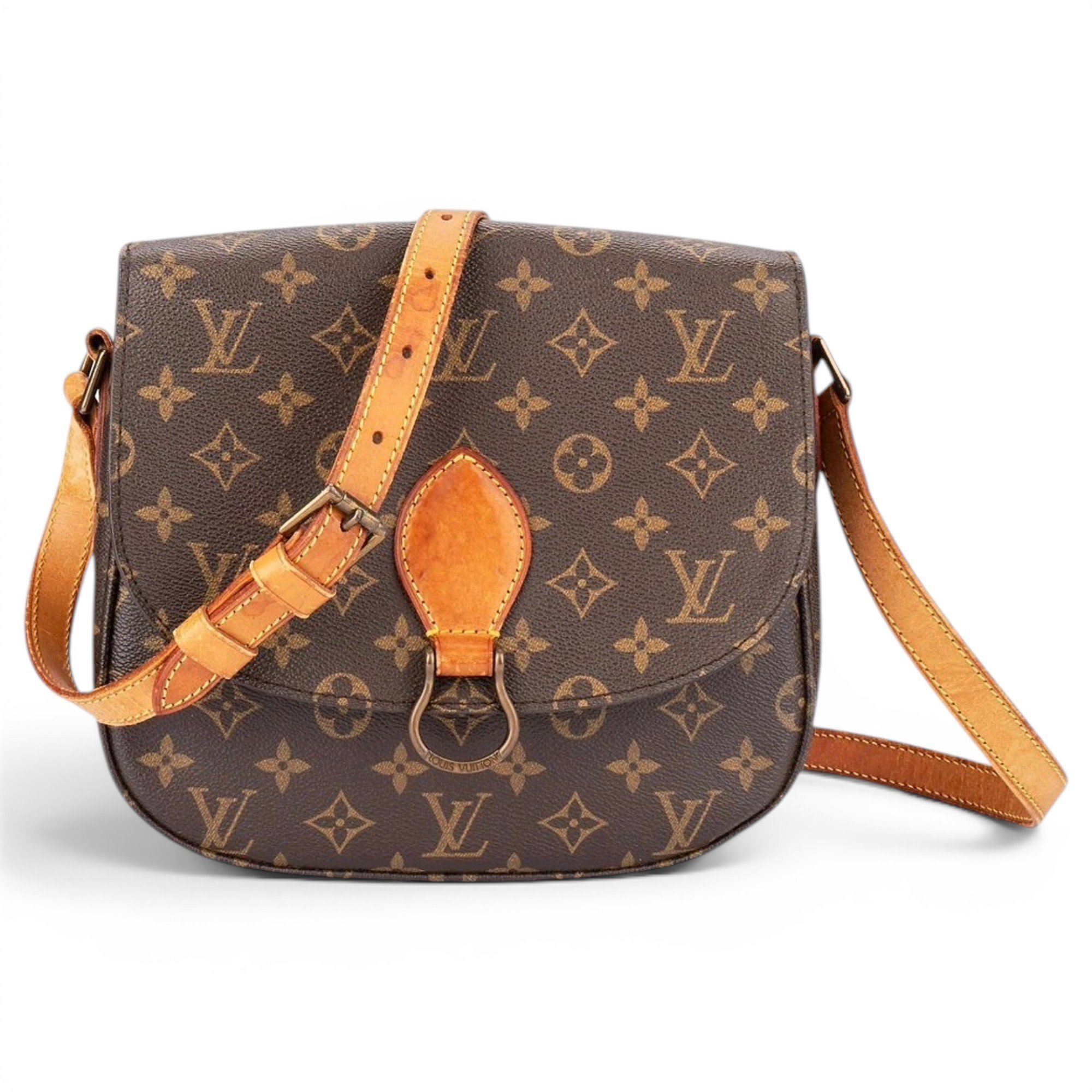 Saint Cloud vintage patent leather crossbody bag