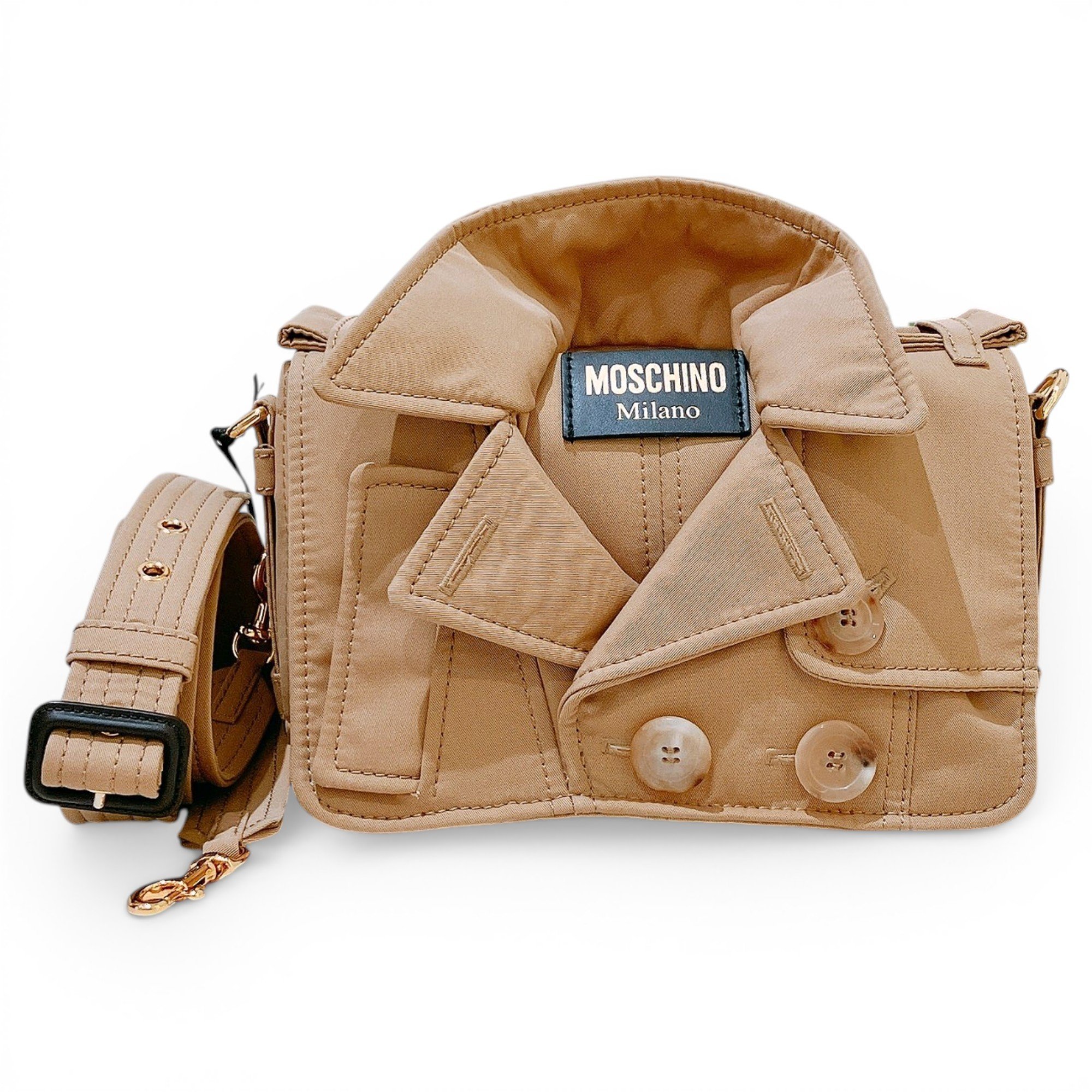 Moschino Biker cloth handbag