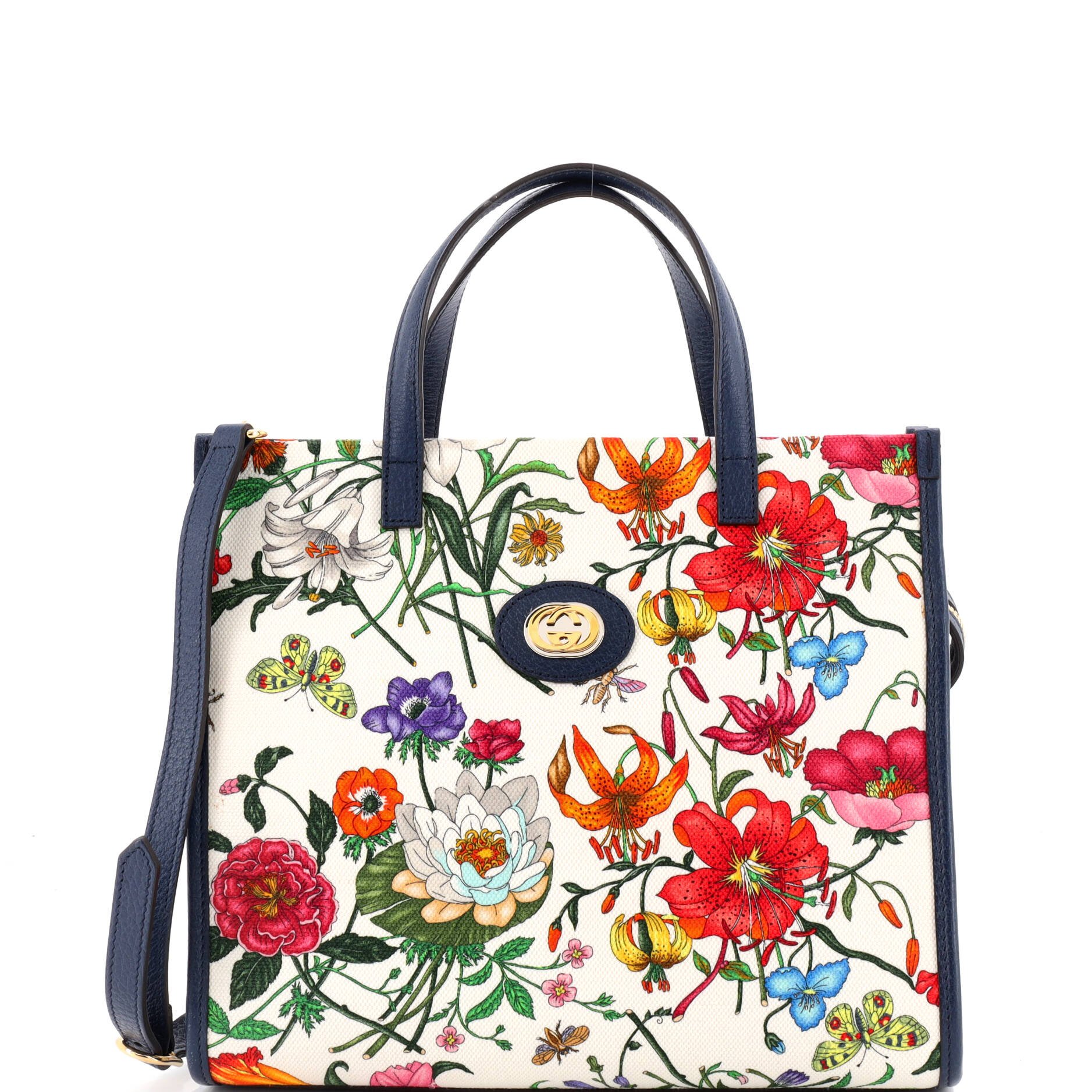 Convertible Tote Flora Canvas Medium