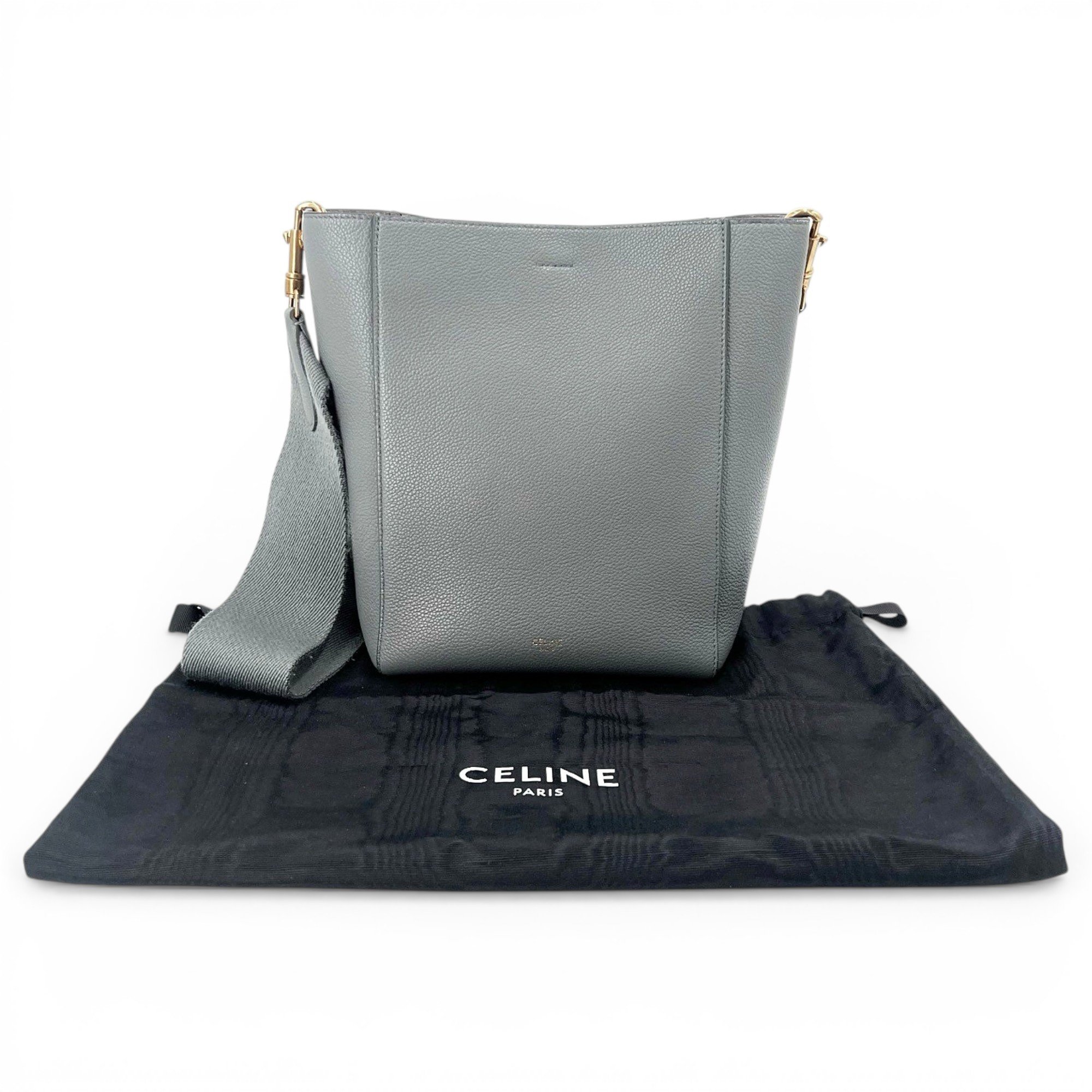 Seau Sangle leather handbag