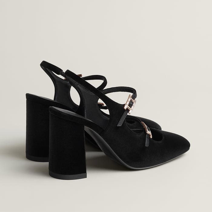 Noir Jackie 90 Pump