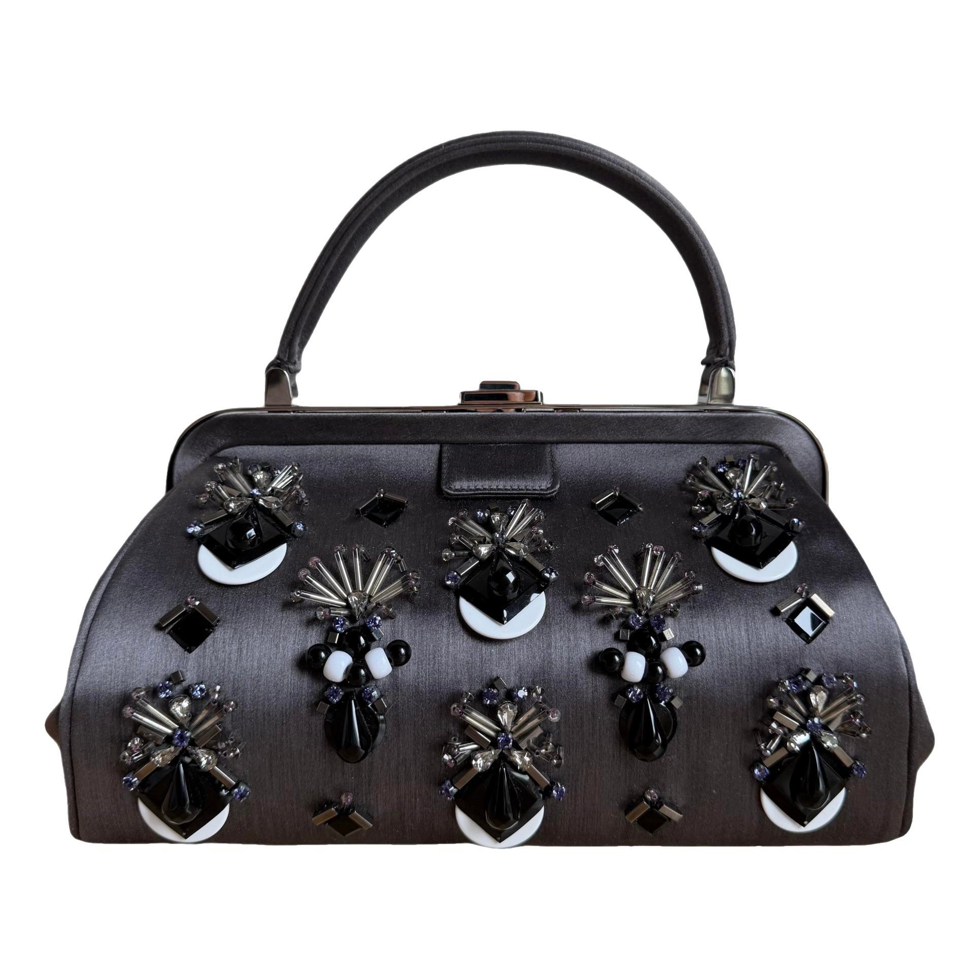 Sybille silk handbag