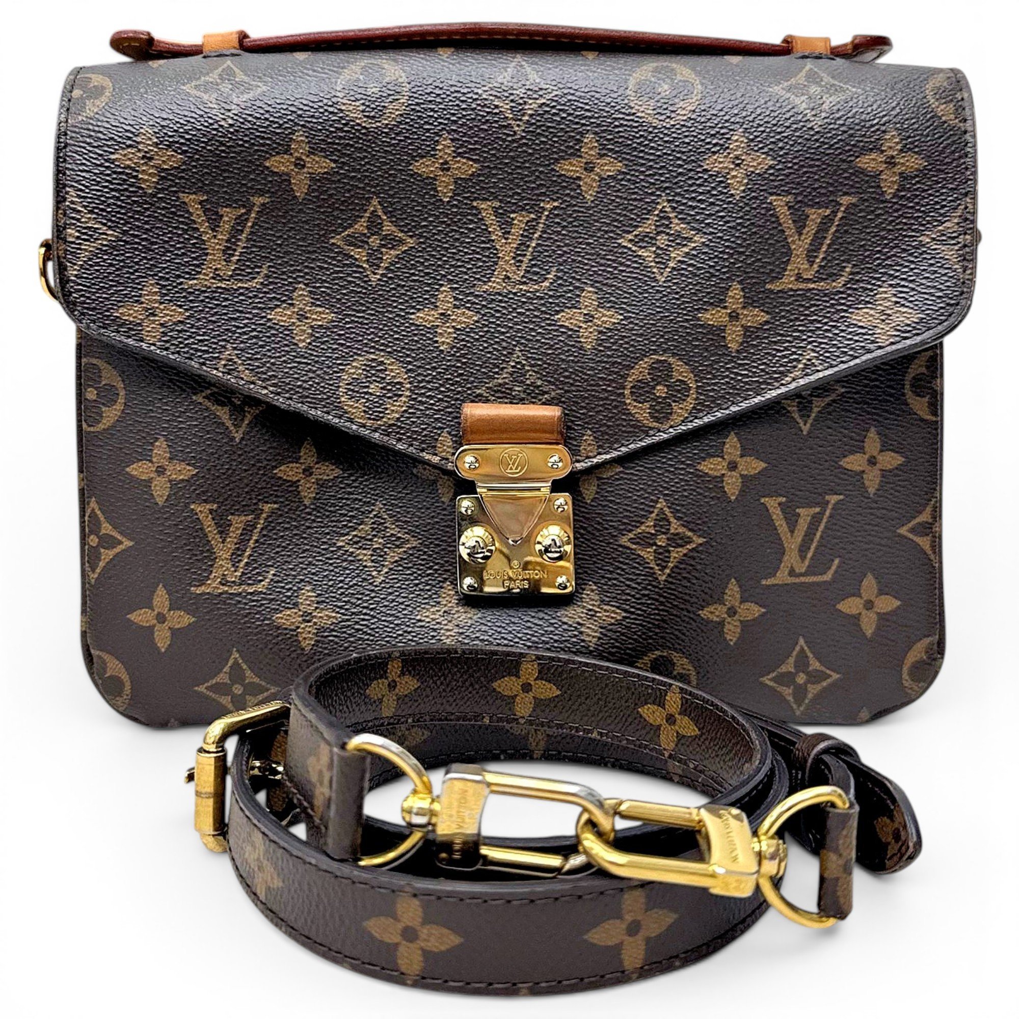Metis leather handbag