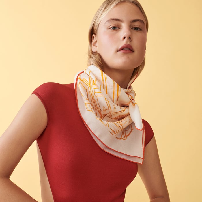 Brides Et Destin Esquisse Light Scarf 90