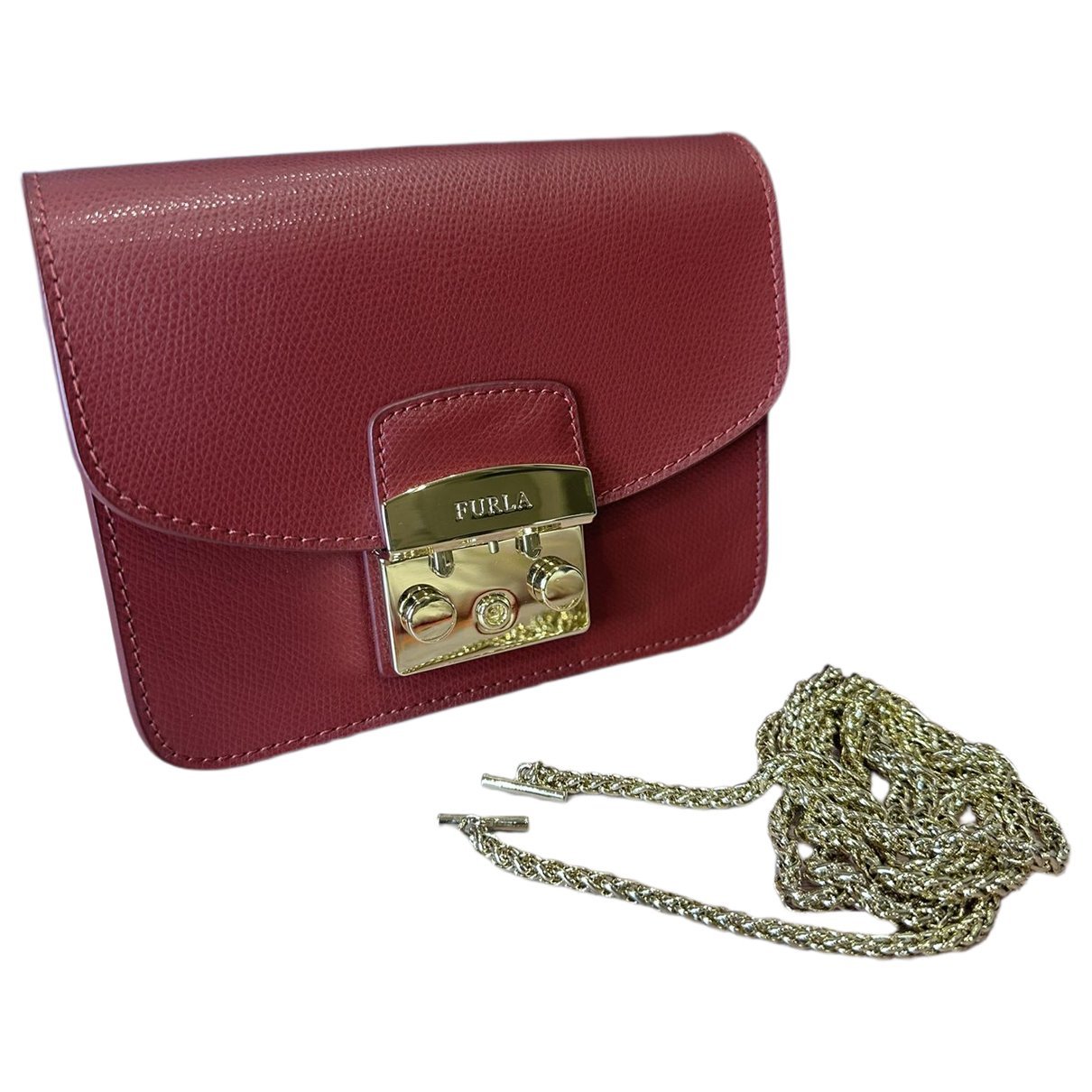 Metropolis leather mini bag