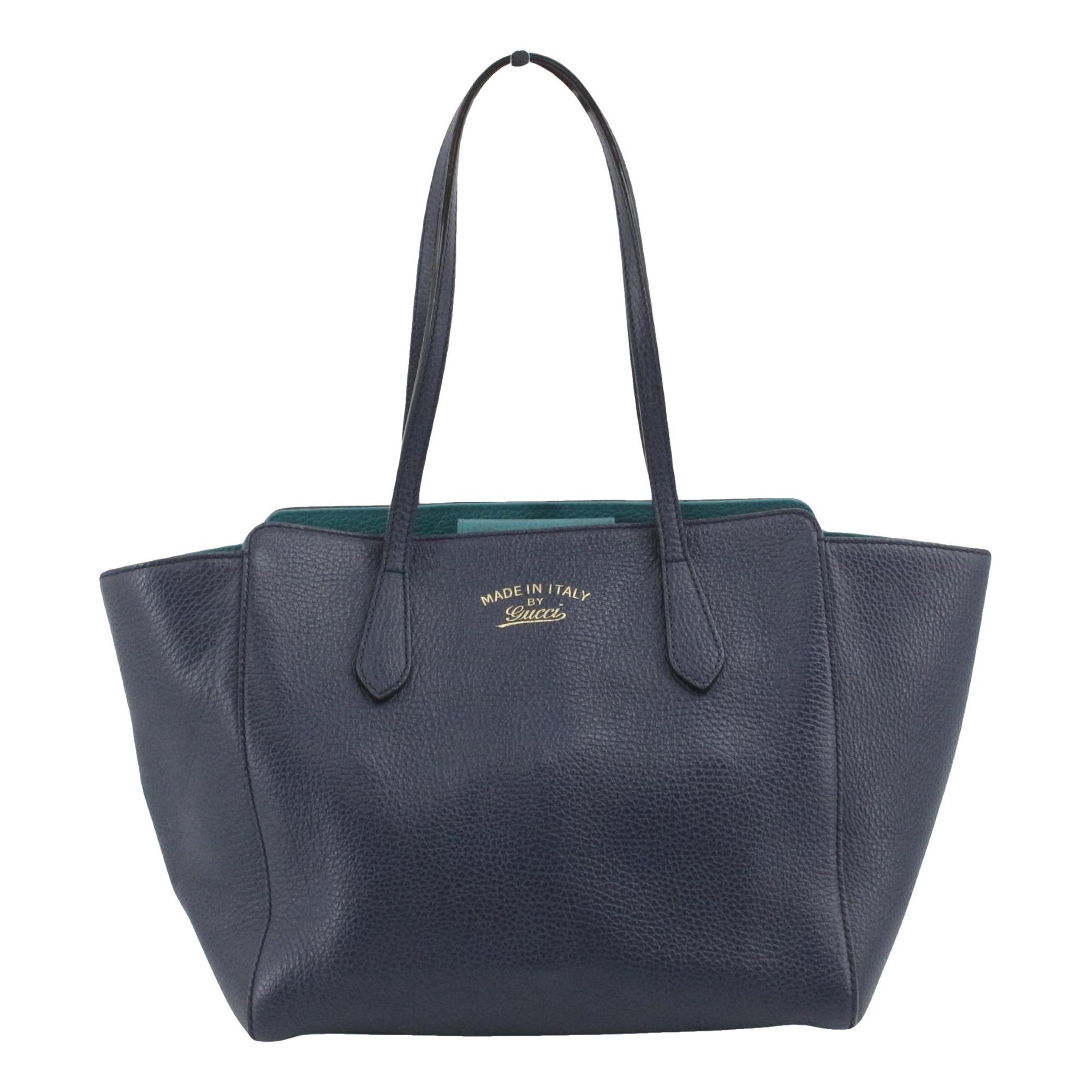 Swing leather tote