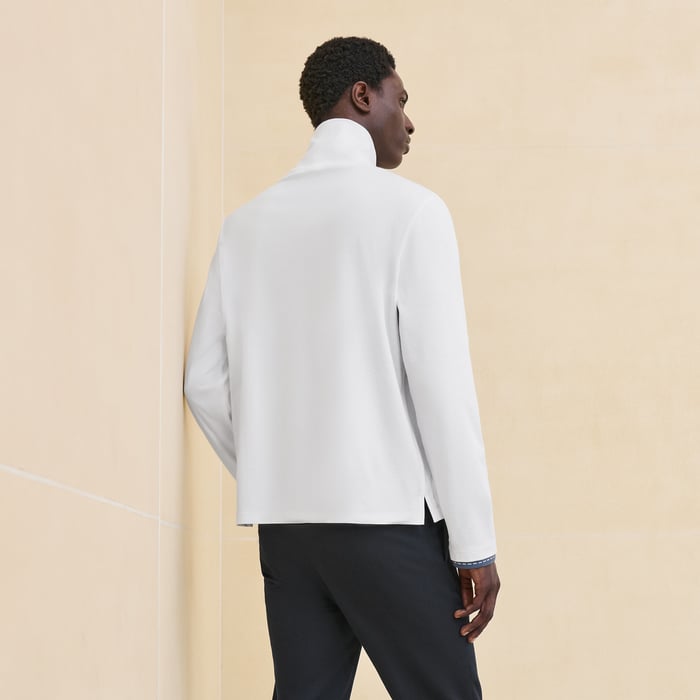 Blanc "Piqures Sellier" T-shirt