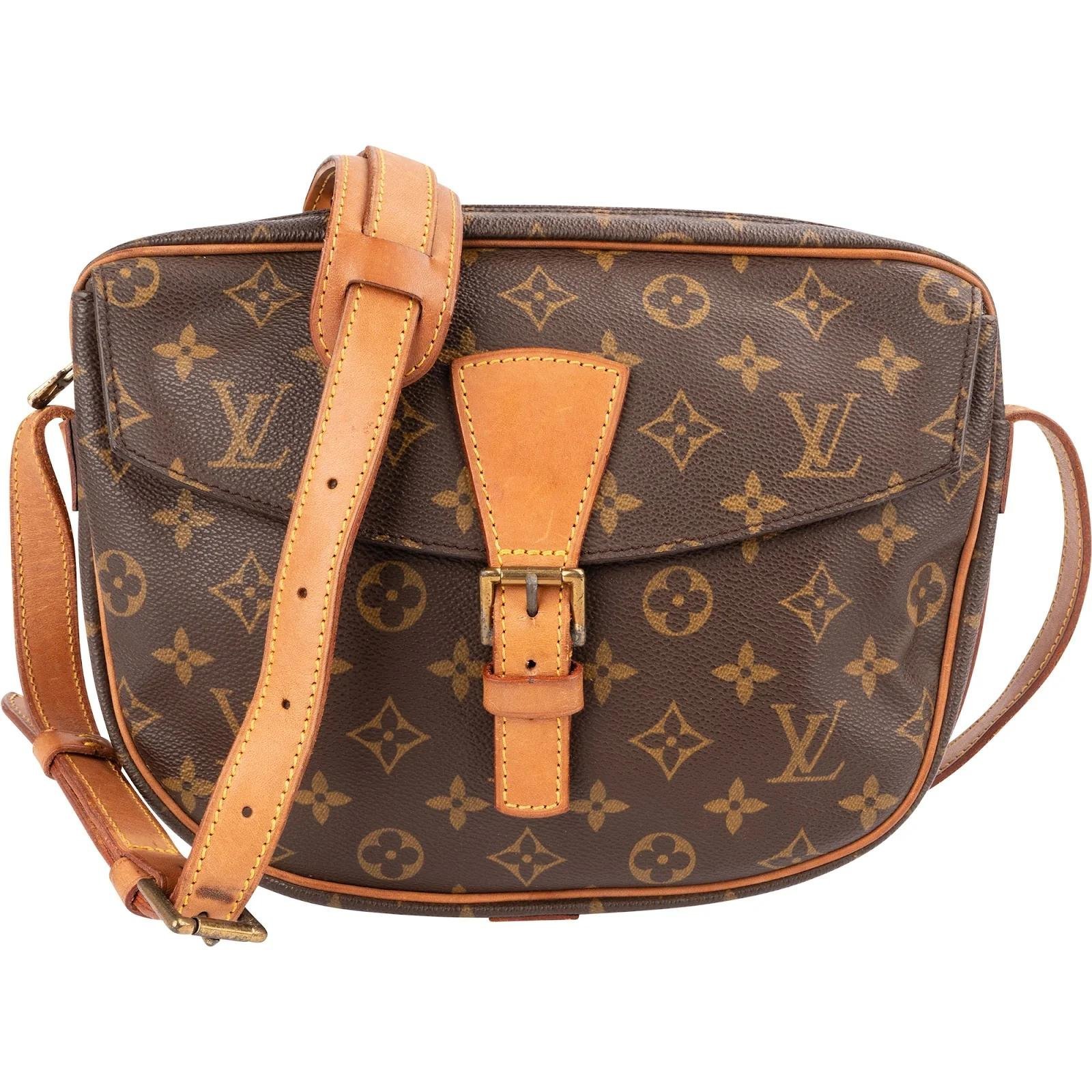 Jeune fille leather crossbody bag