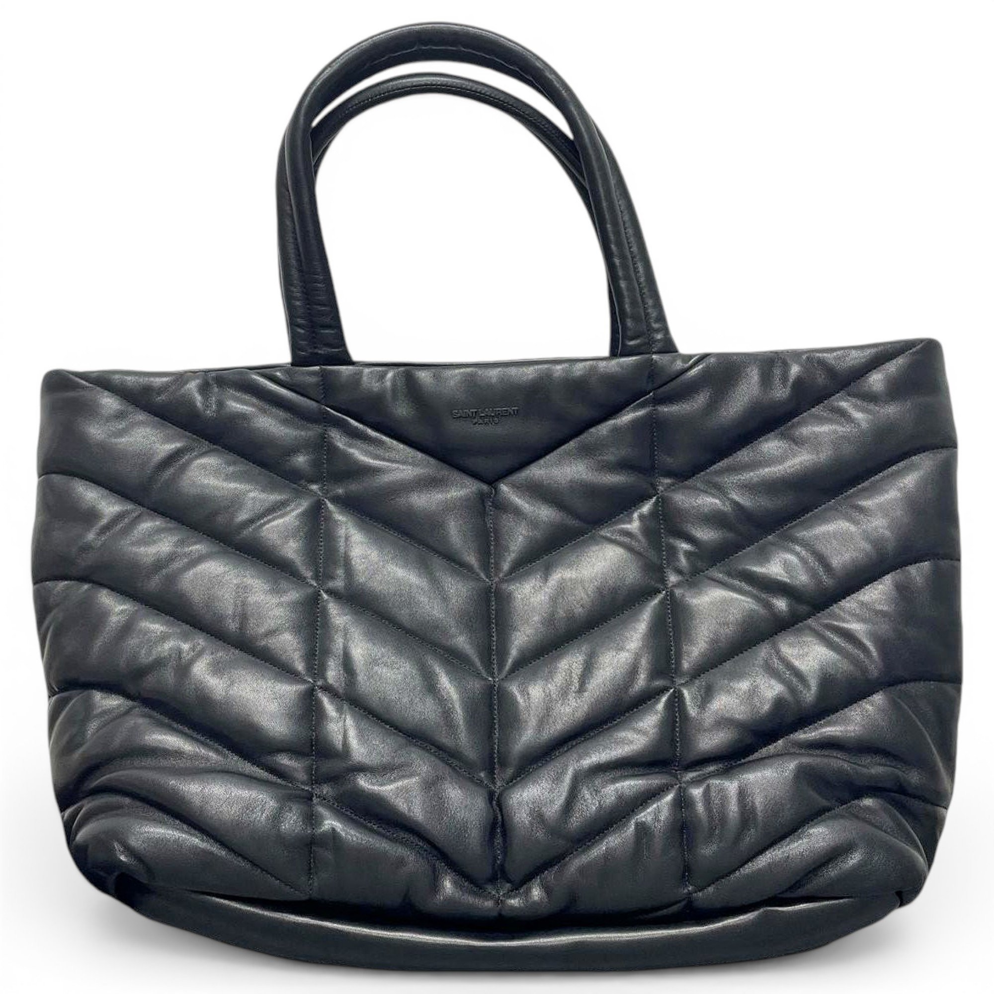 Shopping leather tote