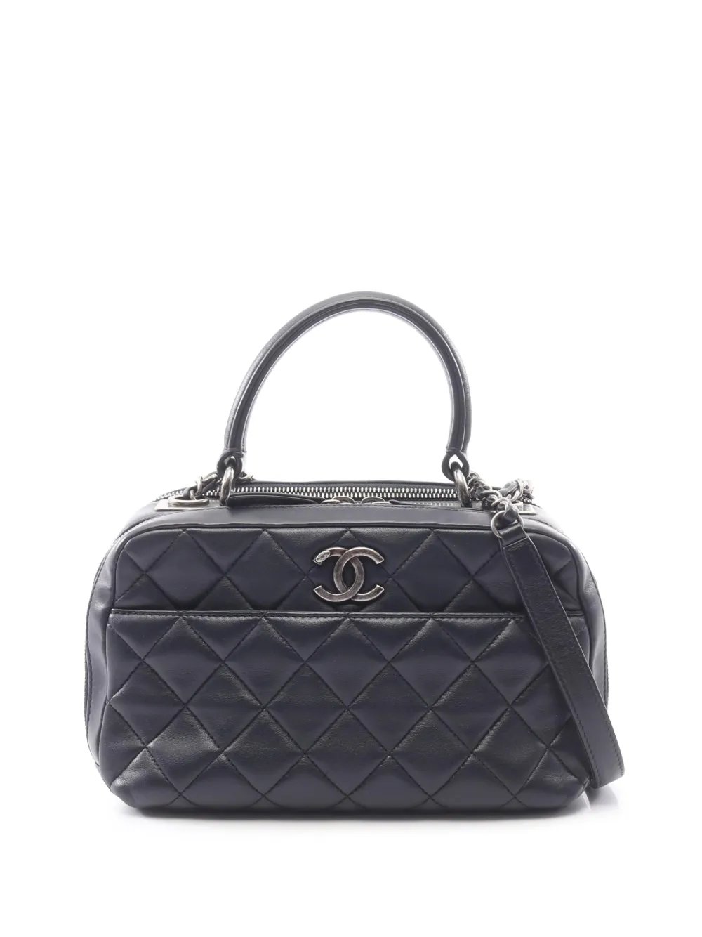 2015-2016 Lambskin Trendy CC Bowling Bag shoulder bag