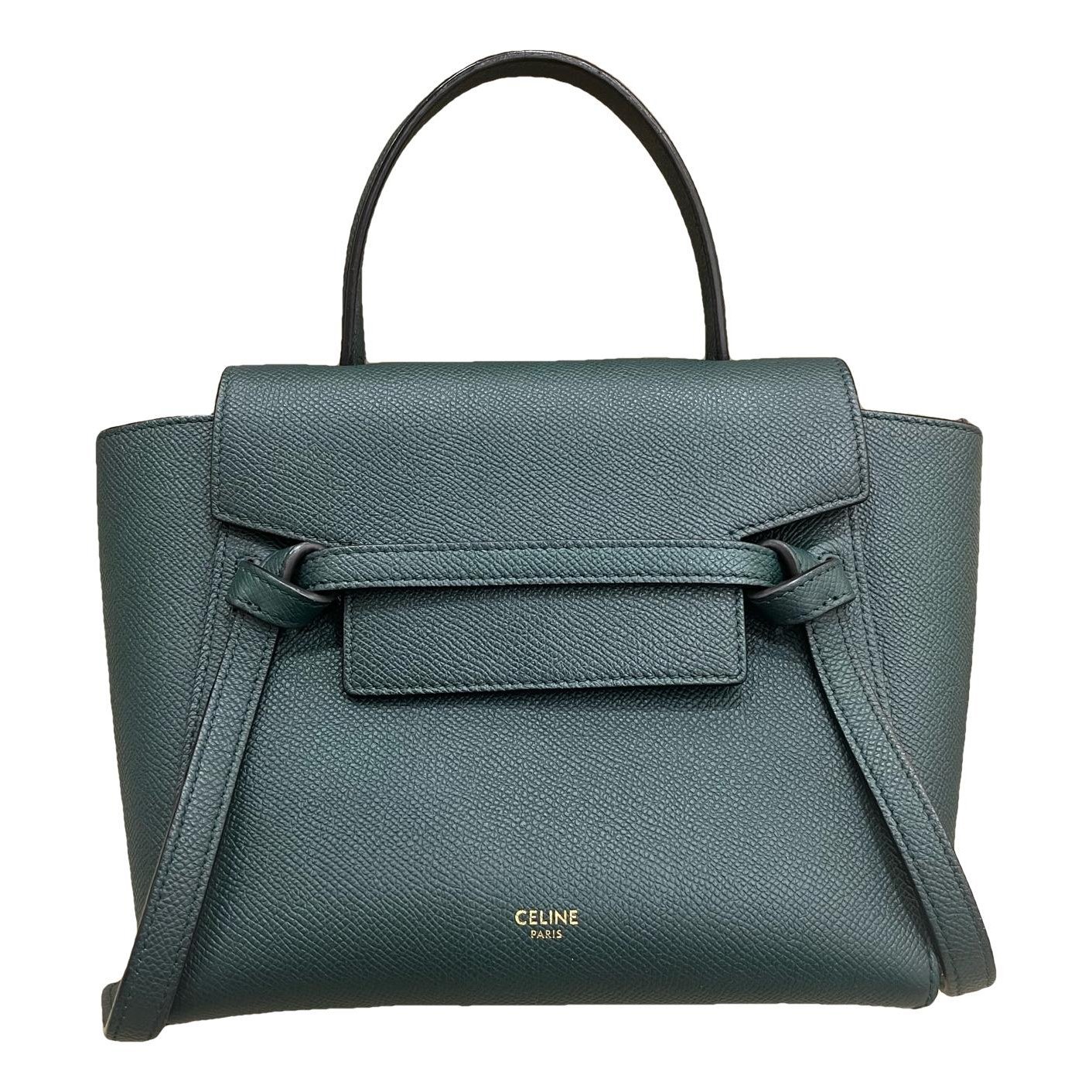Belt leather handbag