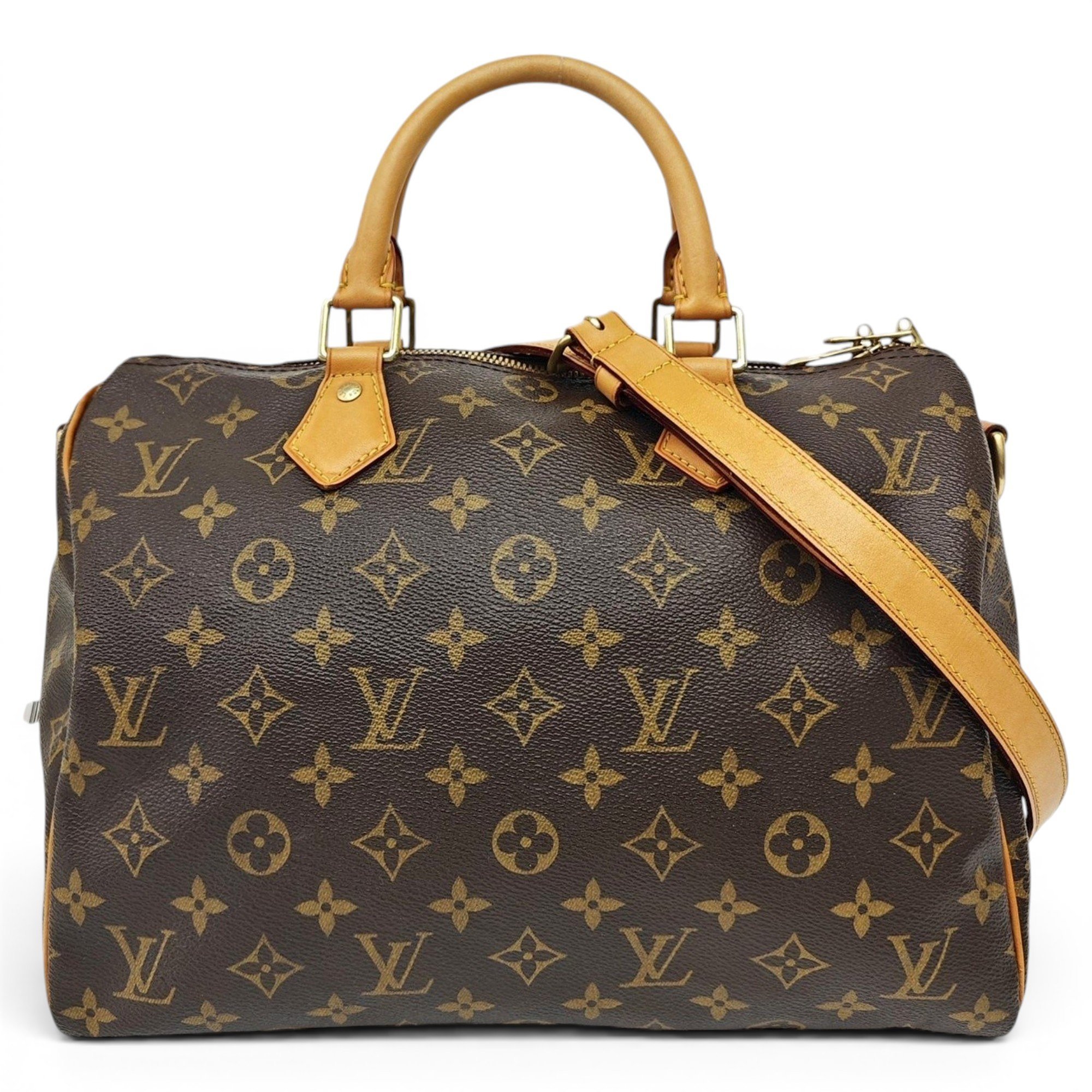 Nano Speedy / Mini HL leather handbag