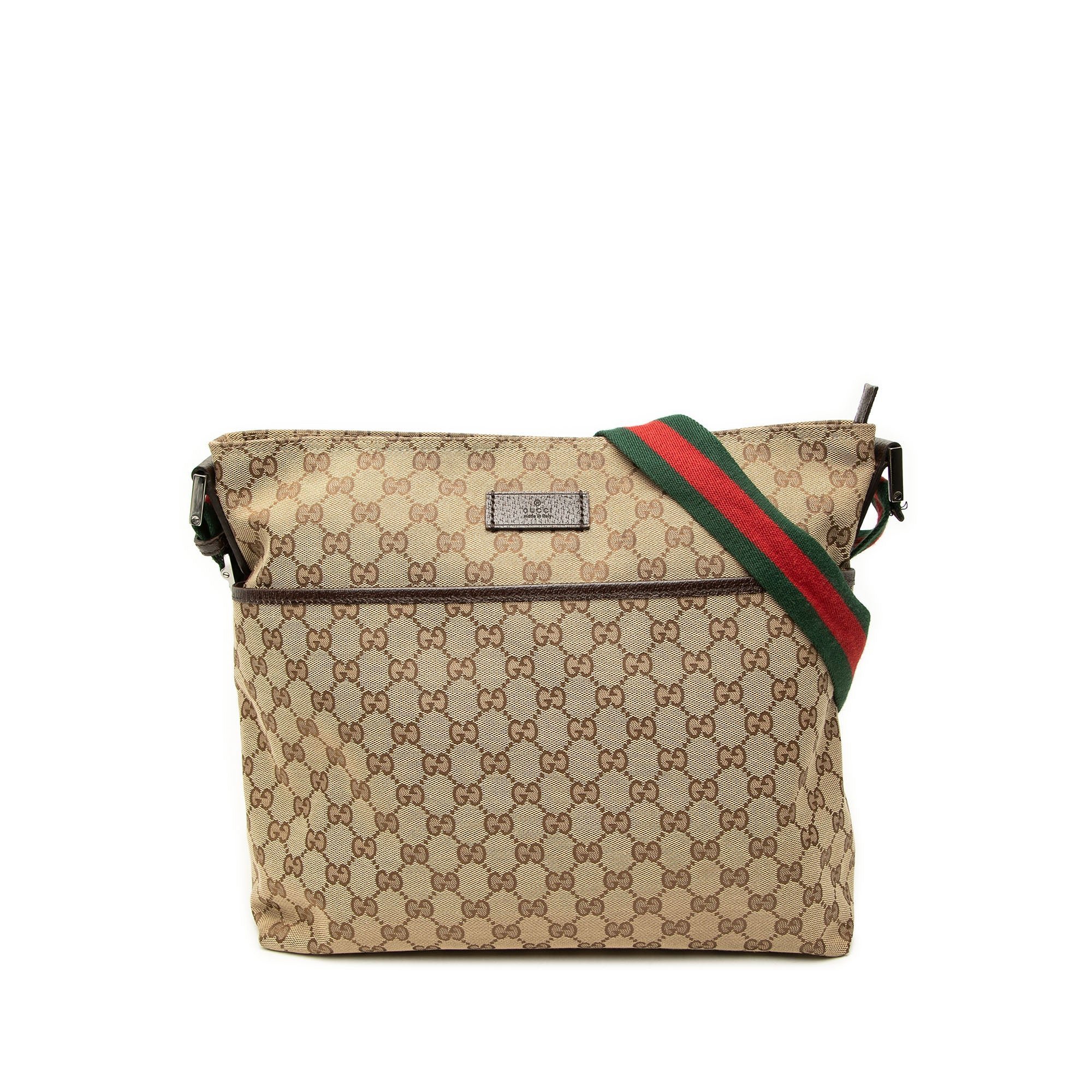 Gucci B leather handbag