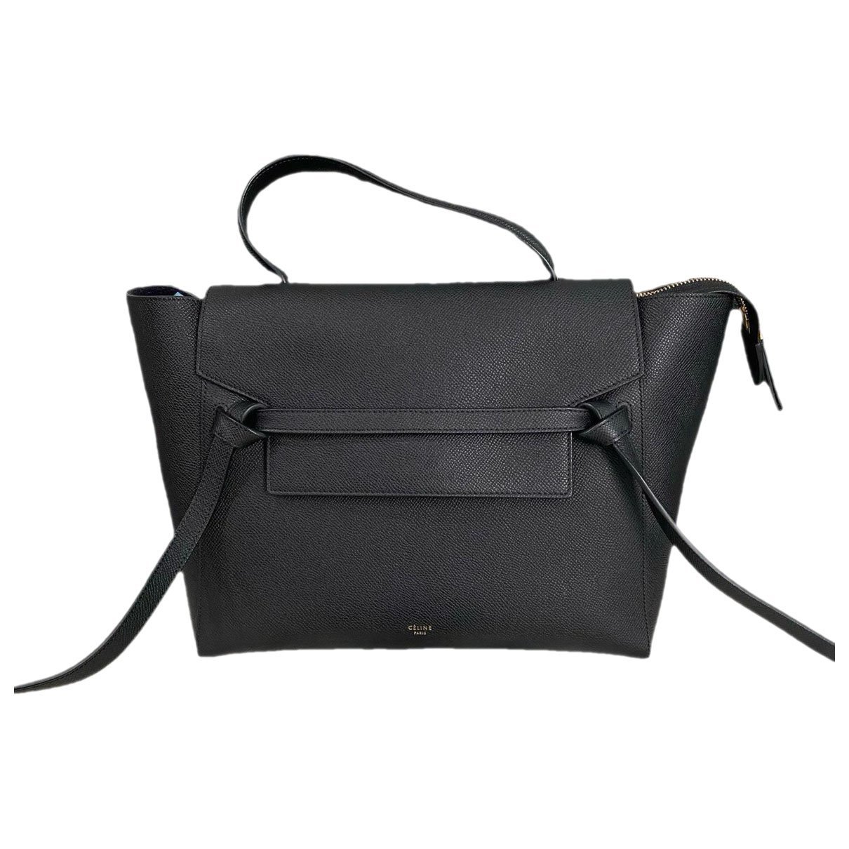 Belt leather handbag