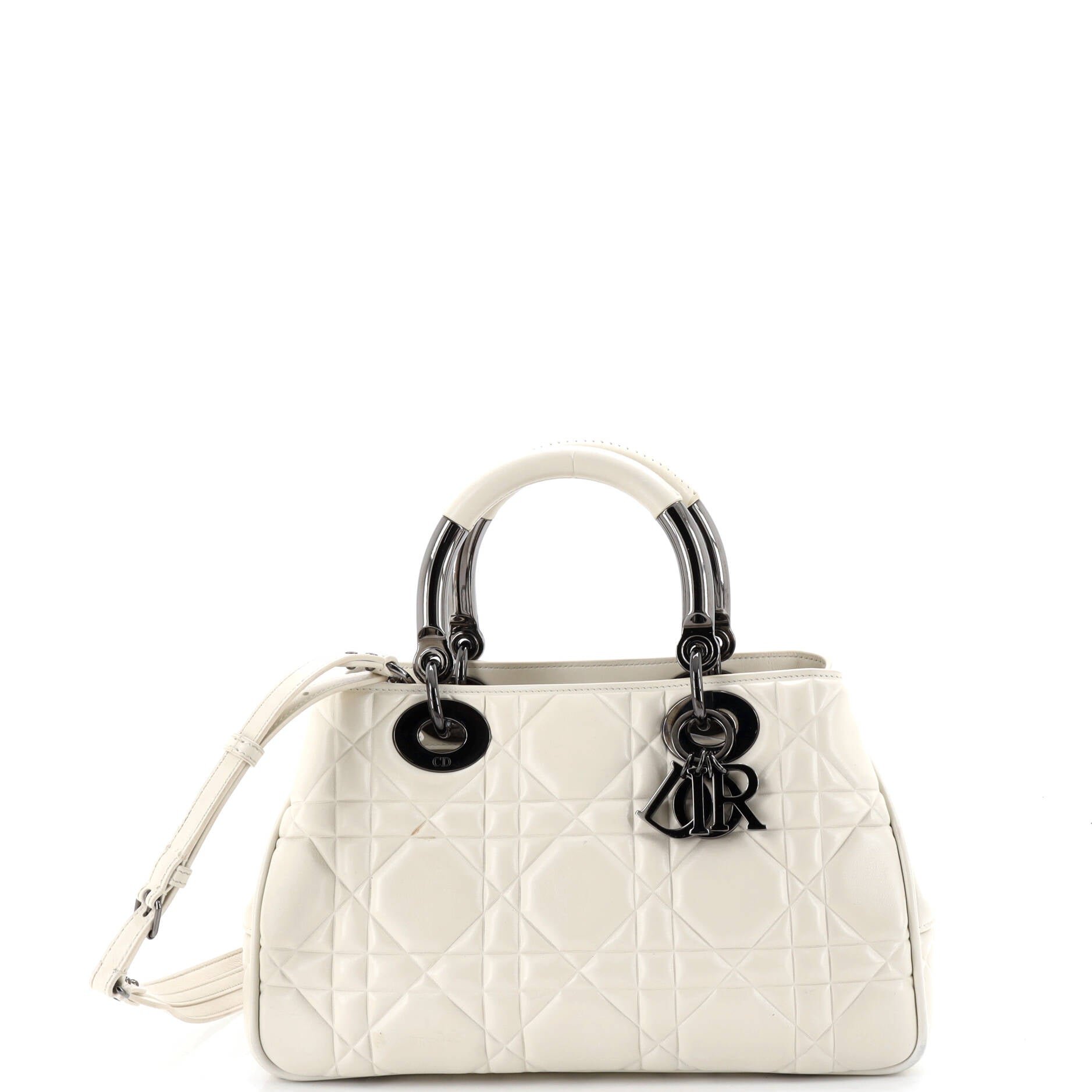 Dior Lady 95.22 Bag Cannage Embossed Leather Medium