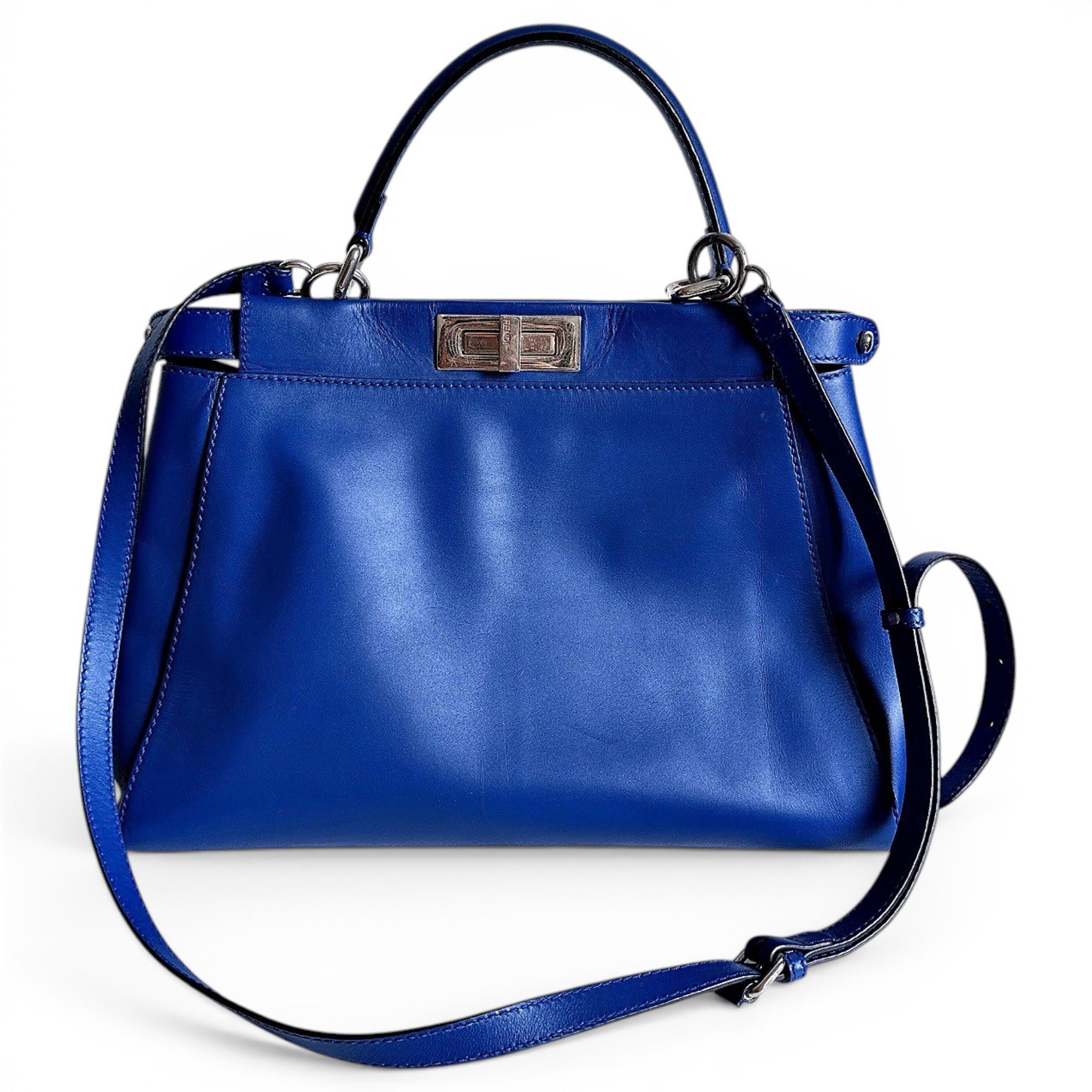 Peekaboo leather handbag
