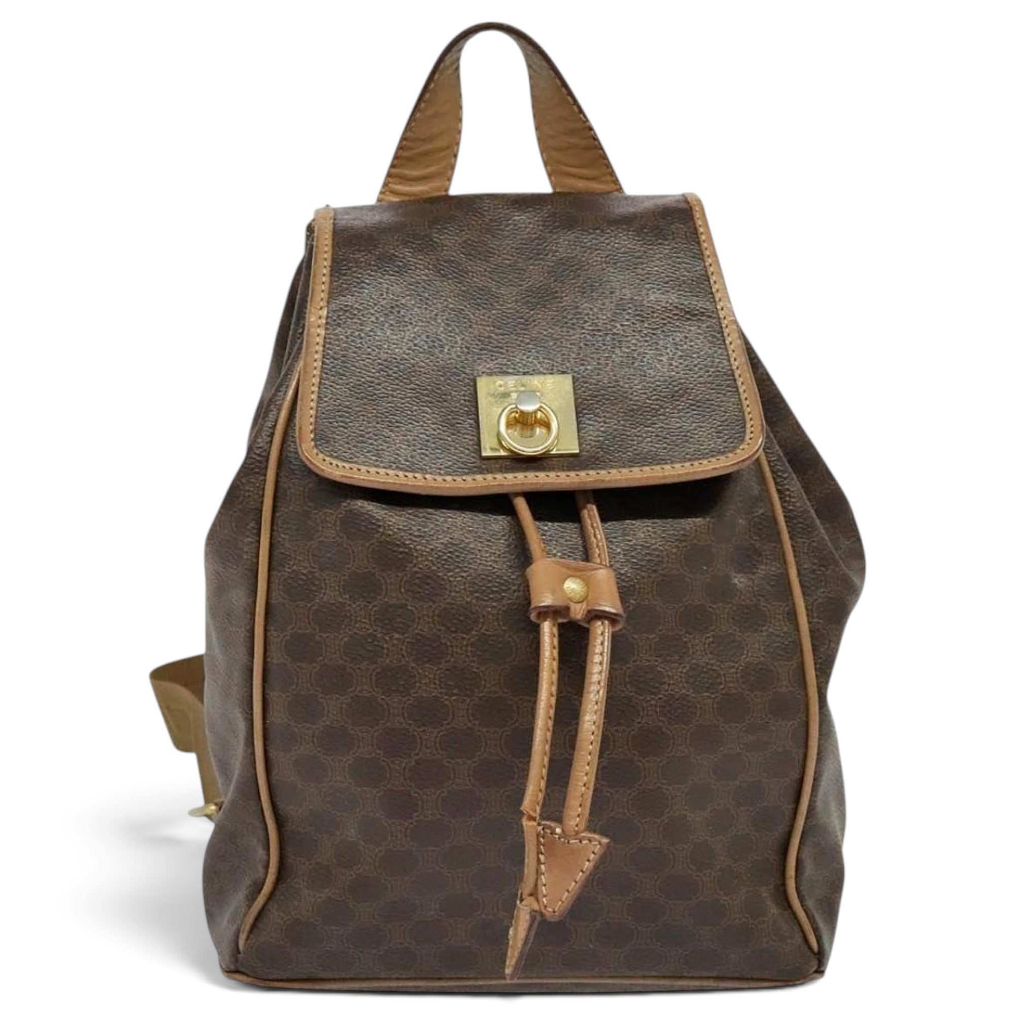 Leather backpack