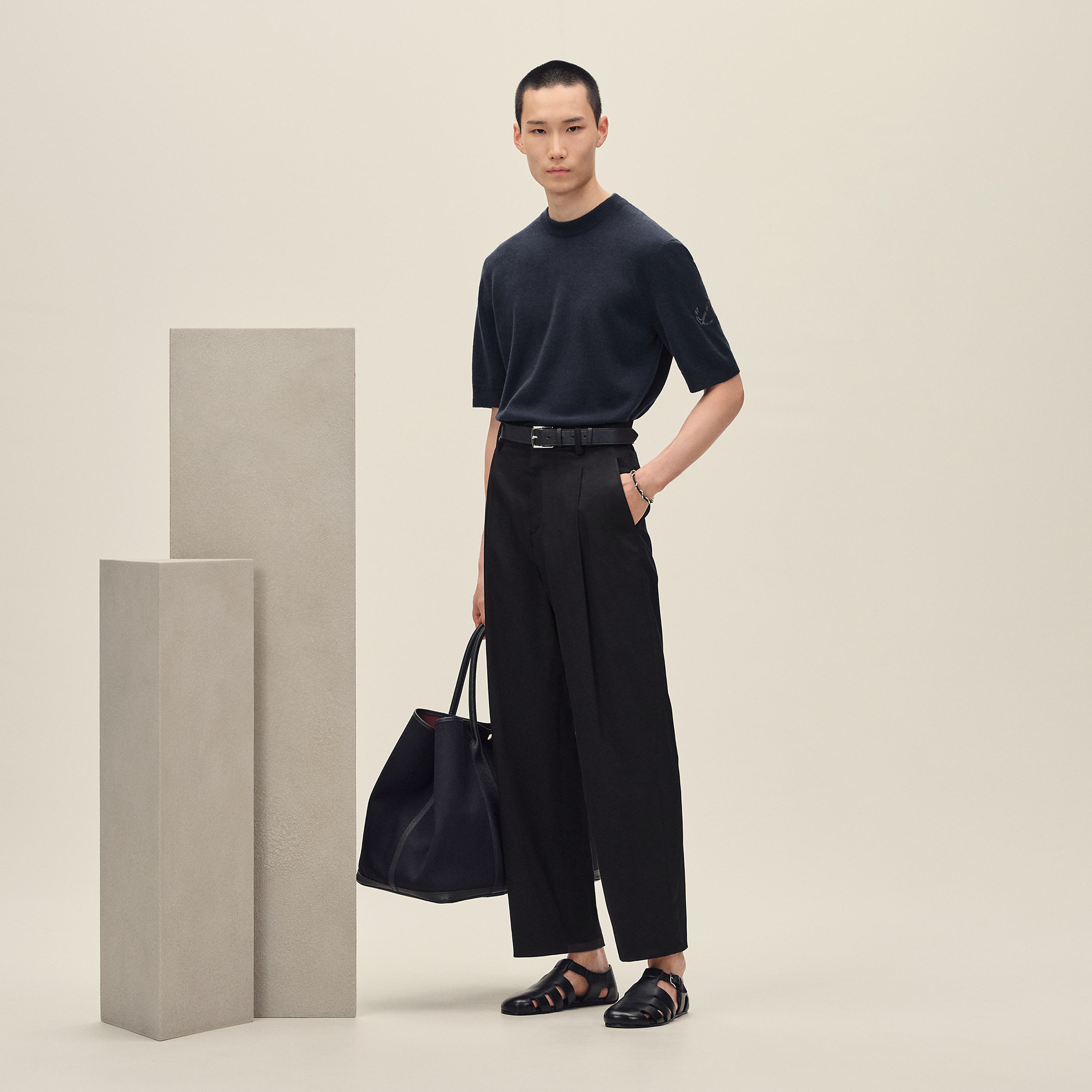 Pleated Palerme pants