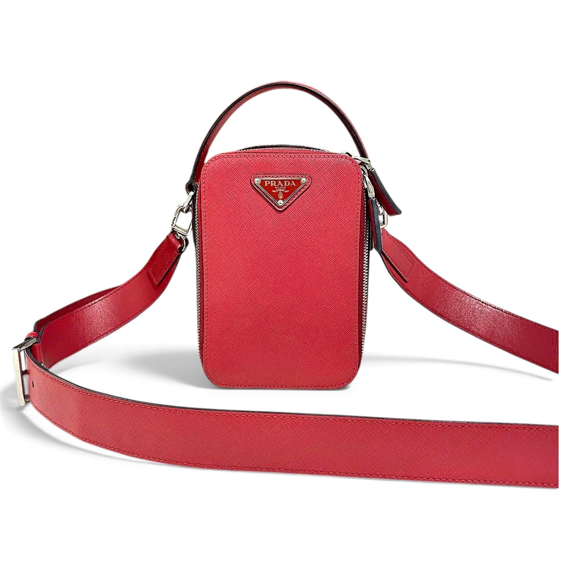 Leather crossbody bag