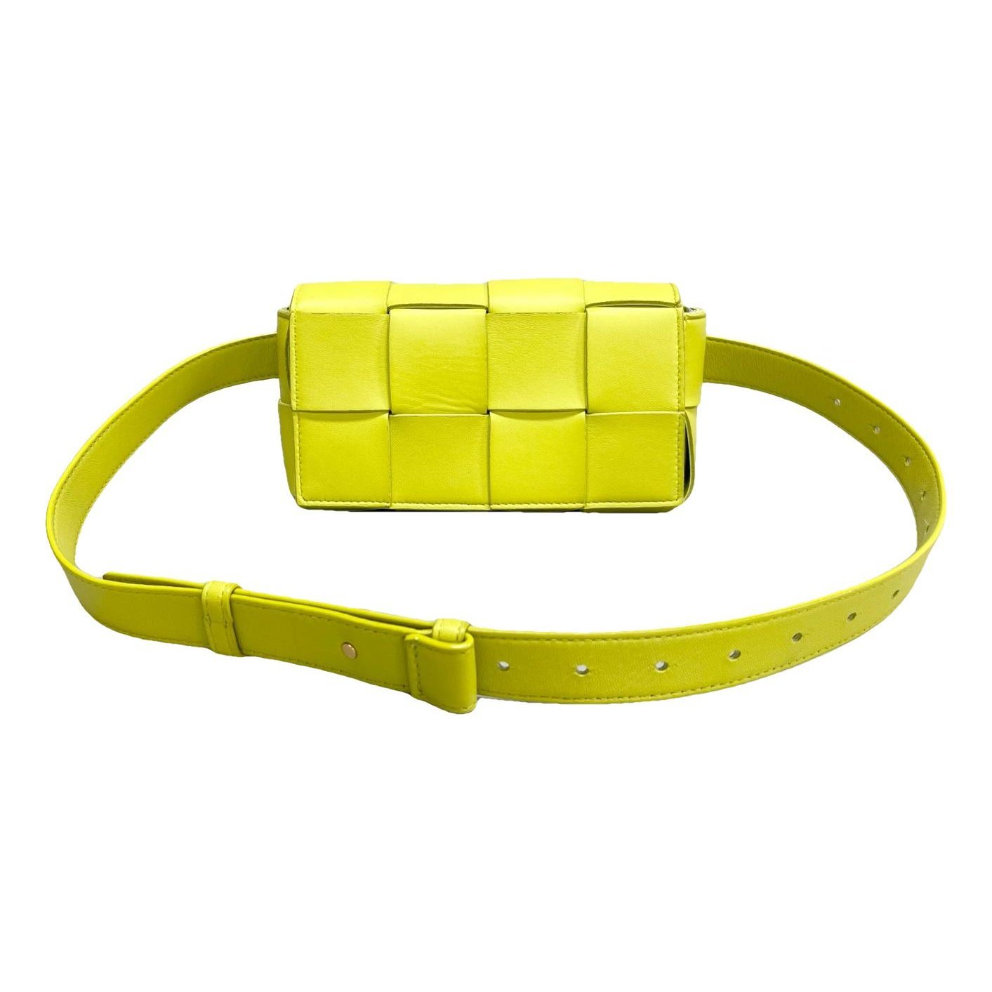 Cassette leather handbag