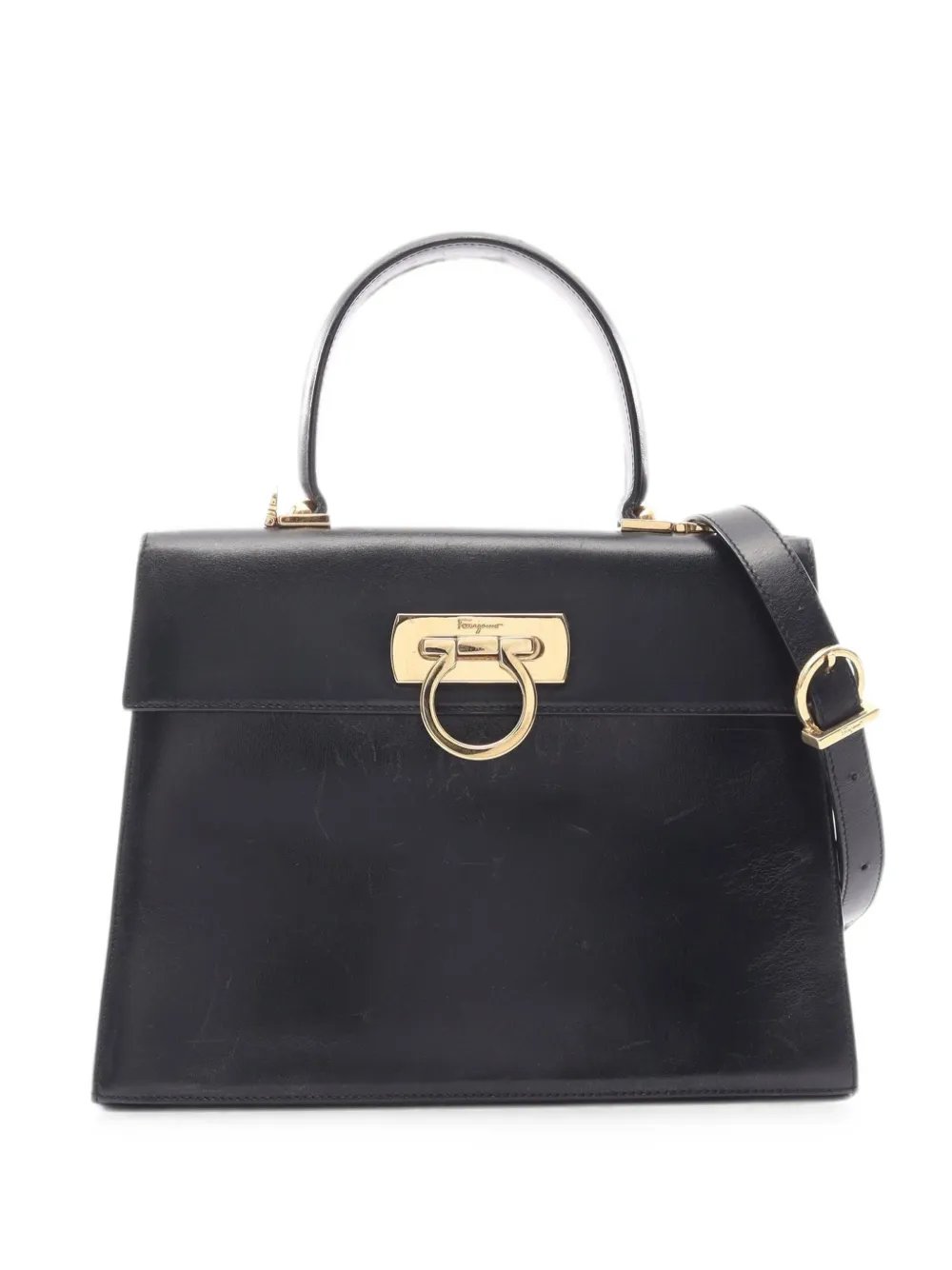 2000s Gancini flip-lock tote bag