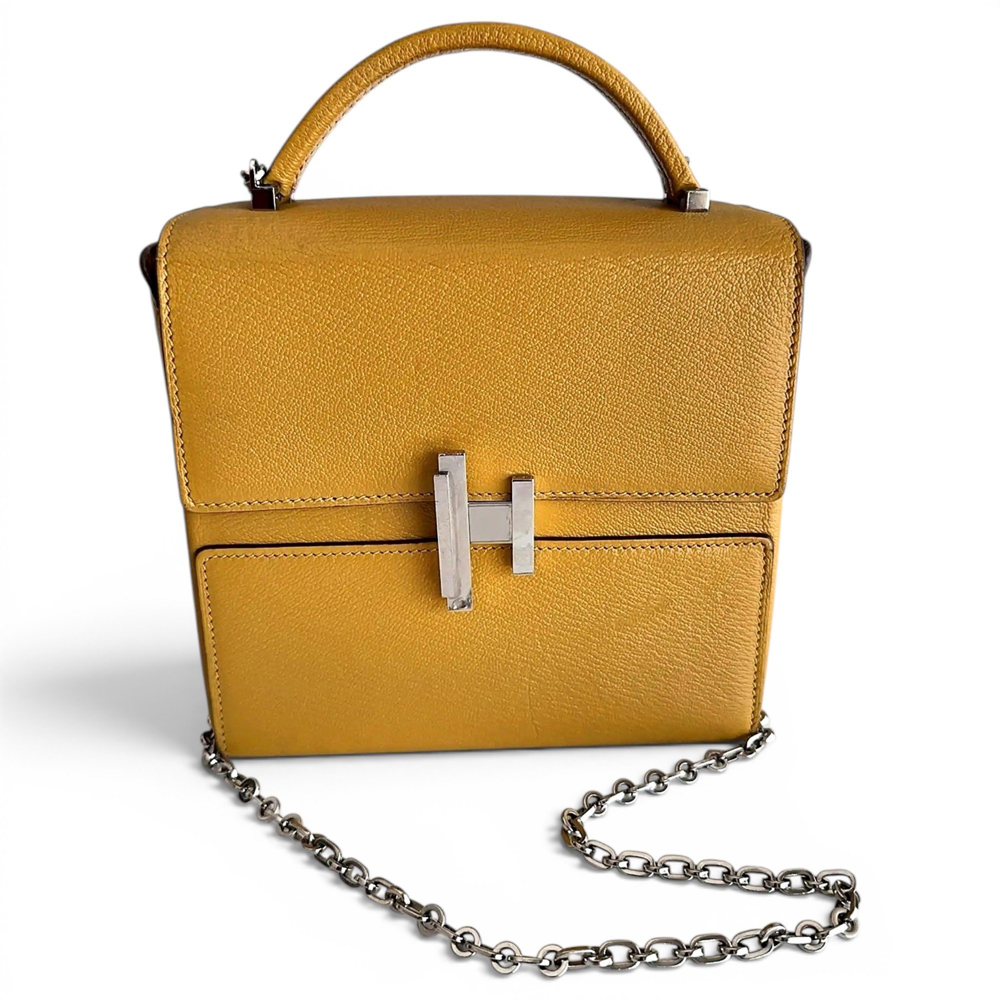 Cinhetic leather handbag
